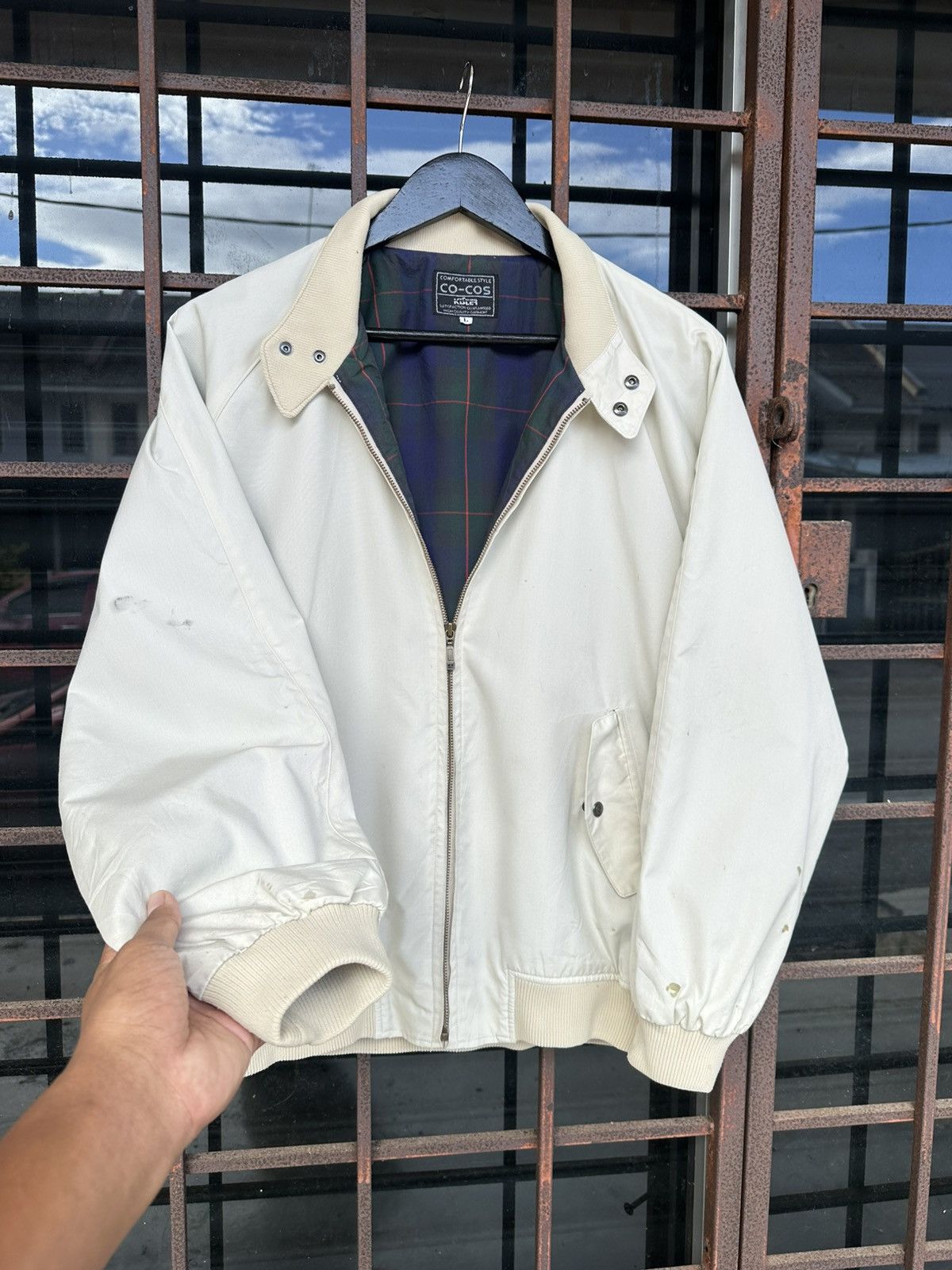 Vintage 👹Vintage Co-Cos Light Bomber Jacket Size US L / EU 52-54 / 3 - 5 Thumbnail