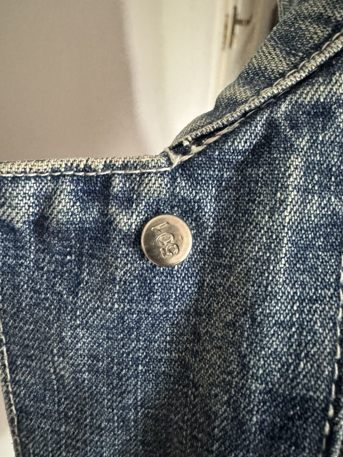 Levi's Vintage 1970 LEVIS Light Denim Jean Jacket Size US XL / EU 56 / 4 - 11 Thumbnail