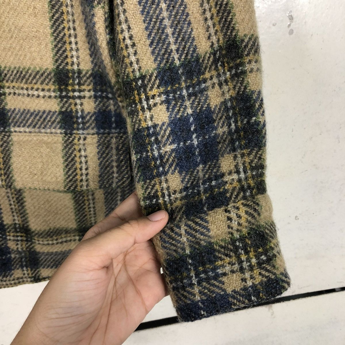 Japanese Brand 🔥VINTAGE FLANNEL SHIRT JACKET TARTAN JM ISSEY MIYAKE Size US M / EU 48-50 / 2 - 17 Thumbnail