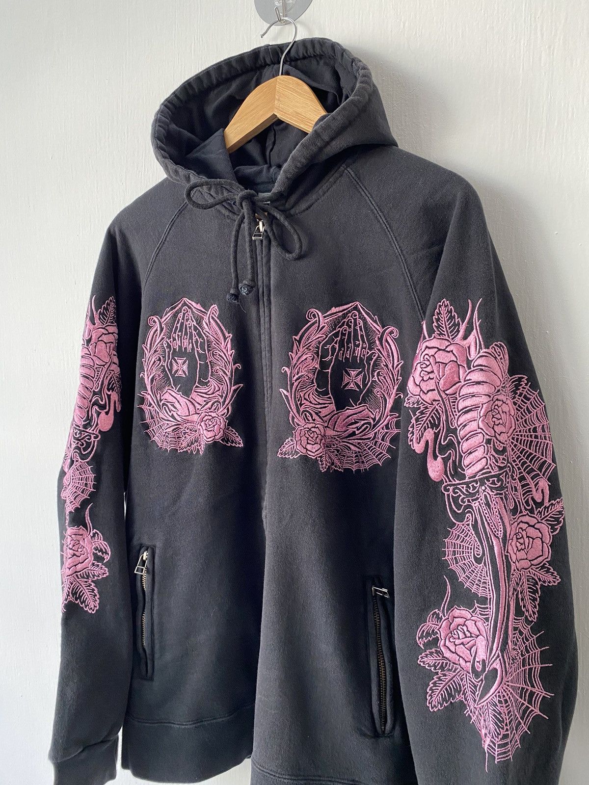 Japanese Brand J.K.P.D Embroided Pullover Hoodie Size US XL / EU 56 / 4 - 6 Thumbnail