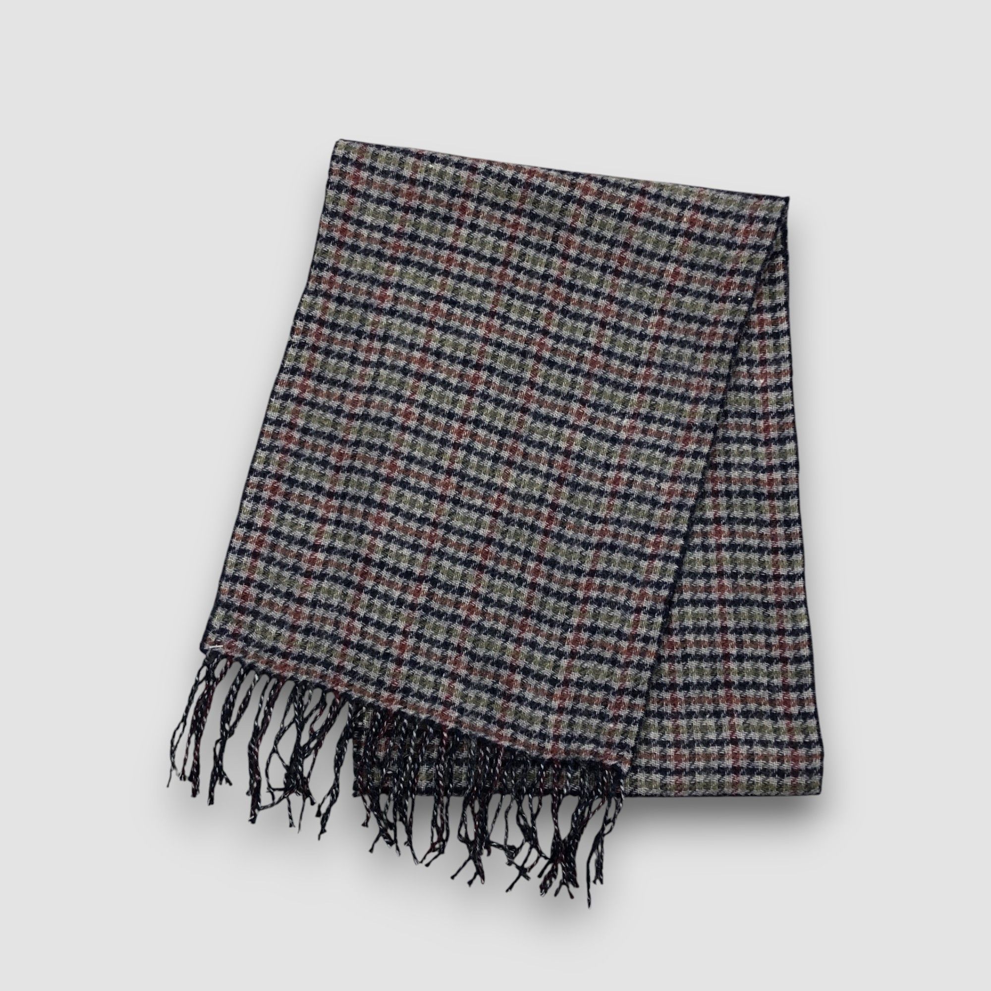 Takeo Kikuchi Vintage Takeo Kikuchi Scarf Muffler Wool Plaid Neck Scarves Size ONE SIZE - 2 Thumbnail