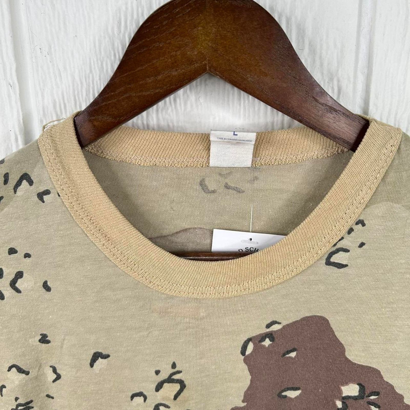 Other Vintage 90's Desert Faded Camo Tee (L) Size US L / EU 52-54 / 3 - 3 Thumbnail