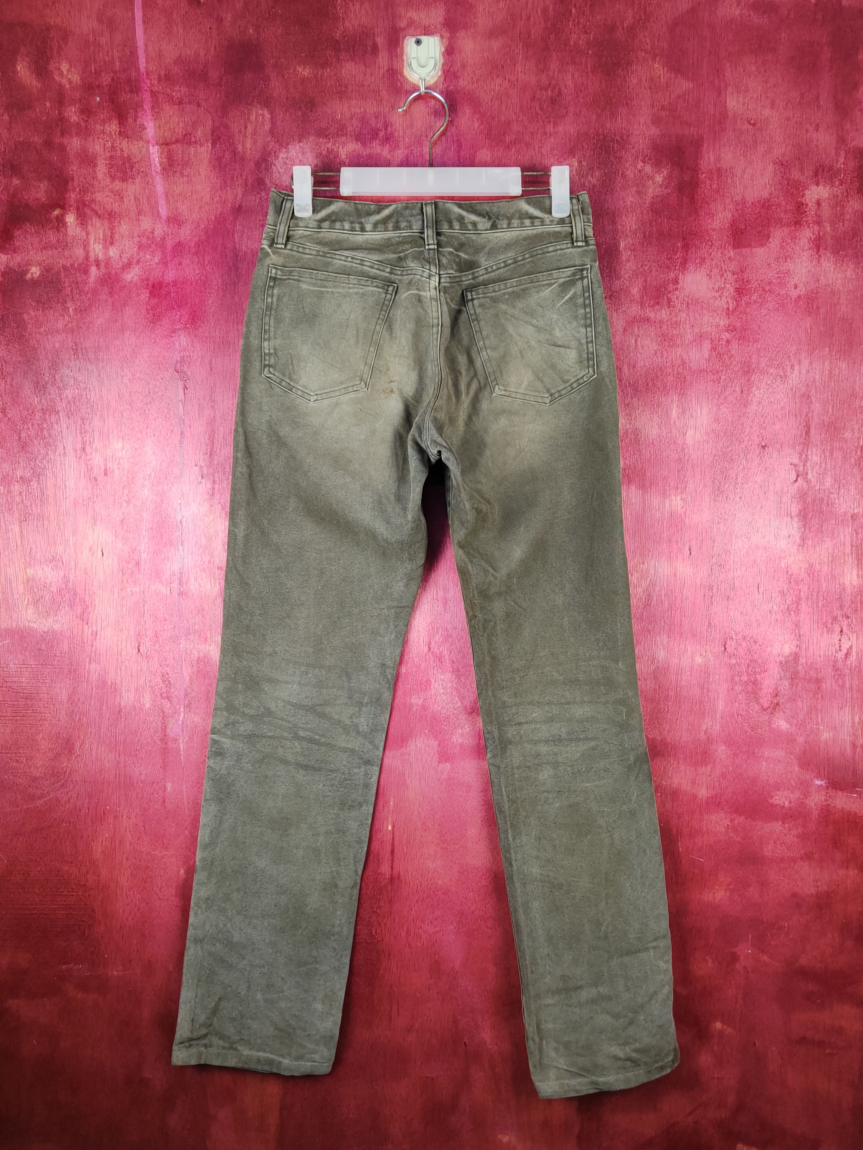 Japanese Brand Blue Way Olive faded cargo denim Jeans #S1571 Size US 28 / EU 44 - 7 Thumbnail