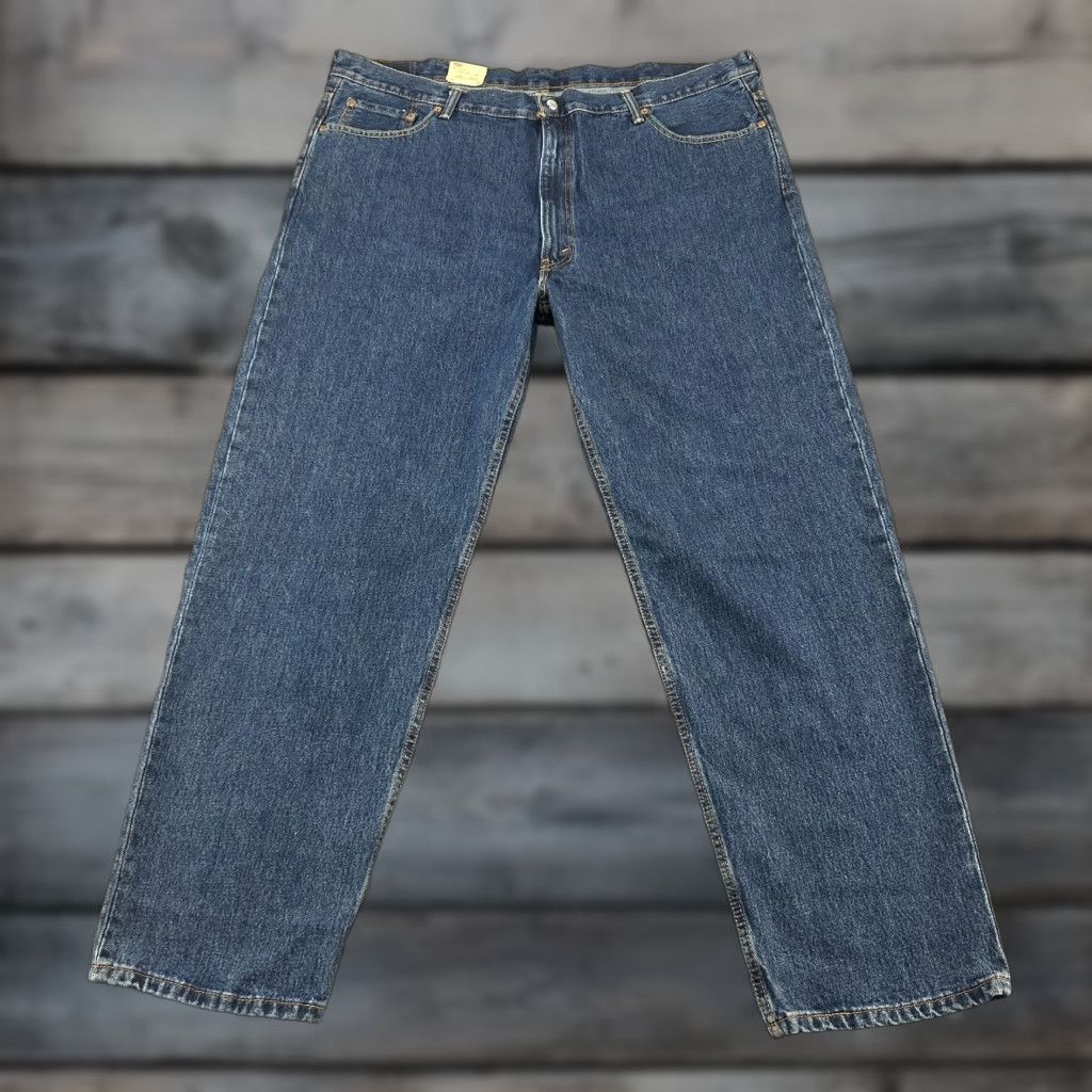 Levi's Levi's Jeans 550 Men 46x34 Relaxed Denim Blue 5-Pocket Tapered Leg Medium Wash Vintage? No Size US 30 / EU 46 - 1 Thumbnail