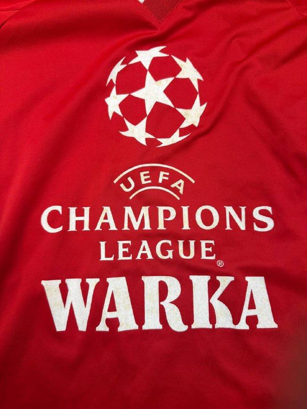 Vintage Vintage UEFA Champions League x Warka Beer Promo Jersey Size US L / EU 52-54 / 3 - 7 Thumbnail