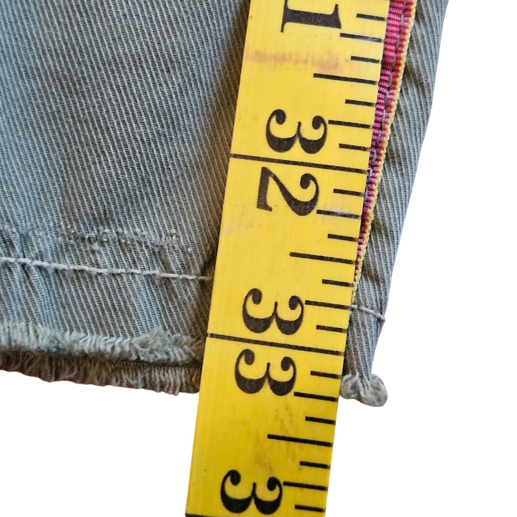 Nili Lotan Nili Lotan Women Olive Stripe Pant M Utility Tailored Parisi Size 28" / US 6 / IT 42 - 11 Thumbnail