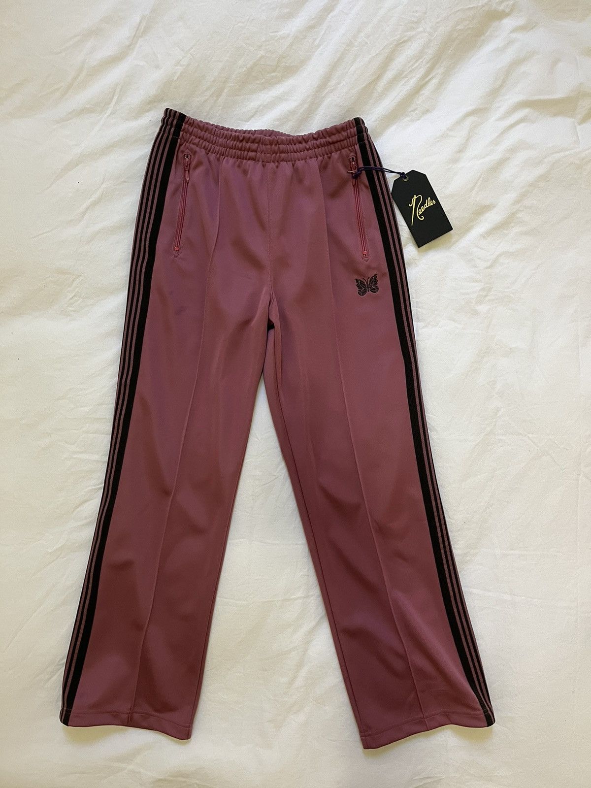 Needles Needles Track Pants Pink Straight Cut Size US 31 - 1 Thumbnail