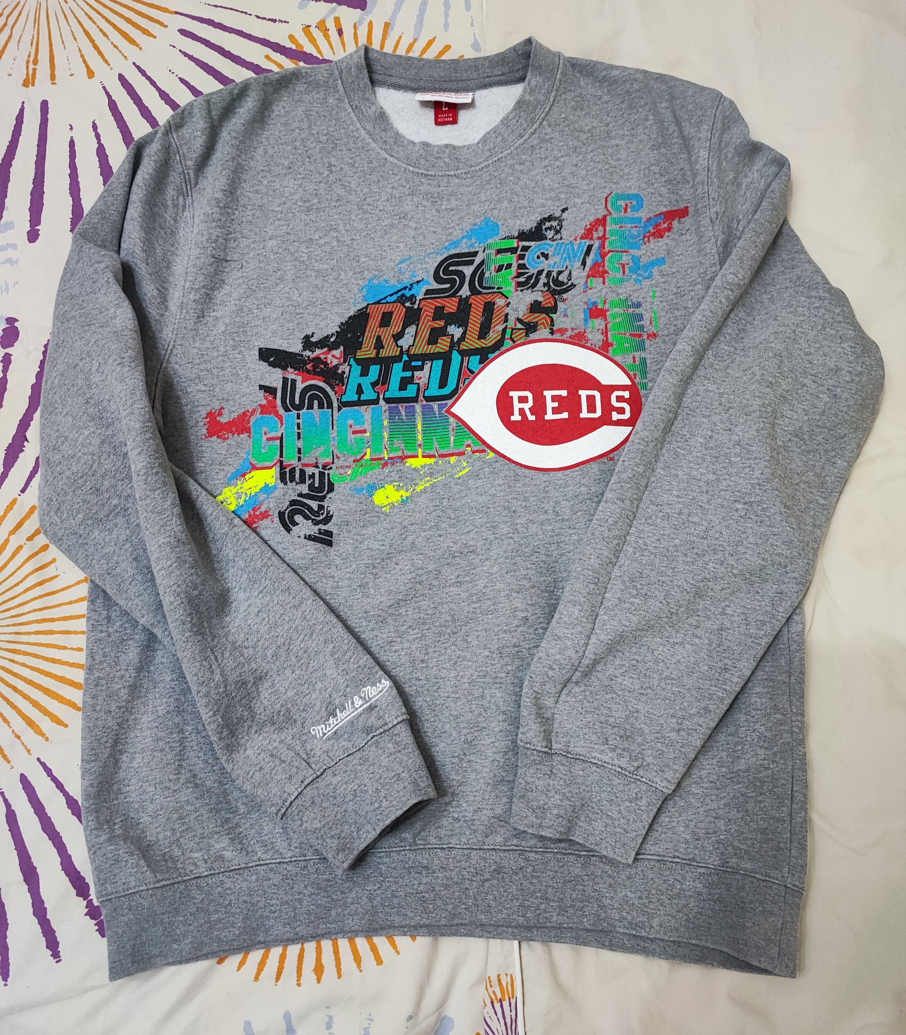 Mitchell & Ness Mitchell & Ness MLB Cincinnati Reds Sweatshirt Size US L / EU 52-54 / 3 - 10 Thumbnail