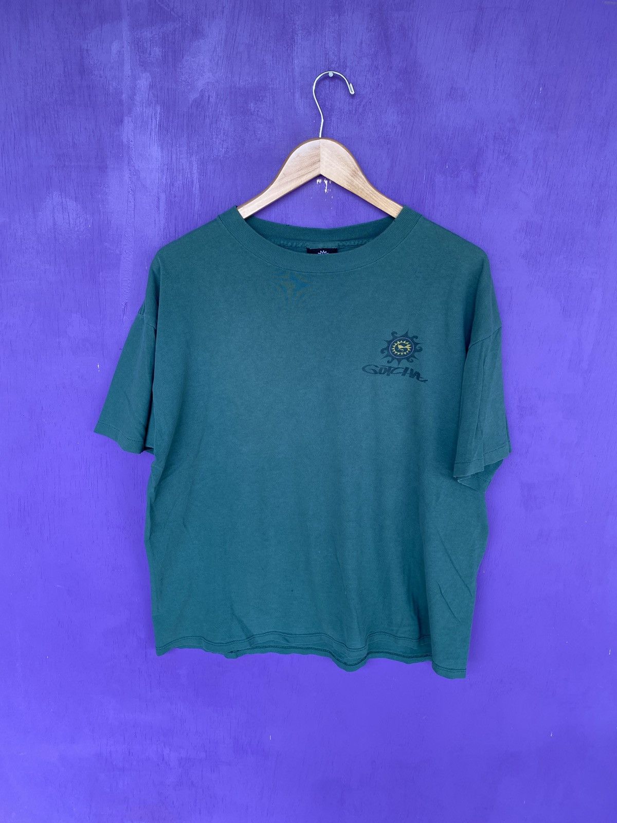 Gotcha Vintage 90s Gotcha surfwear faded mullet tee Size US L / EU 52-54 / 3 - 1 Thumbnail