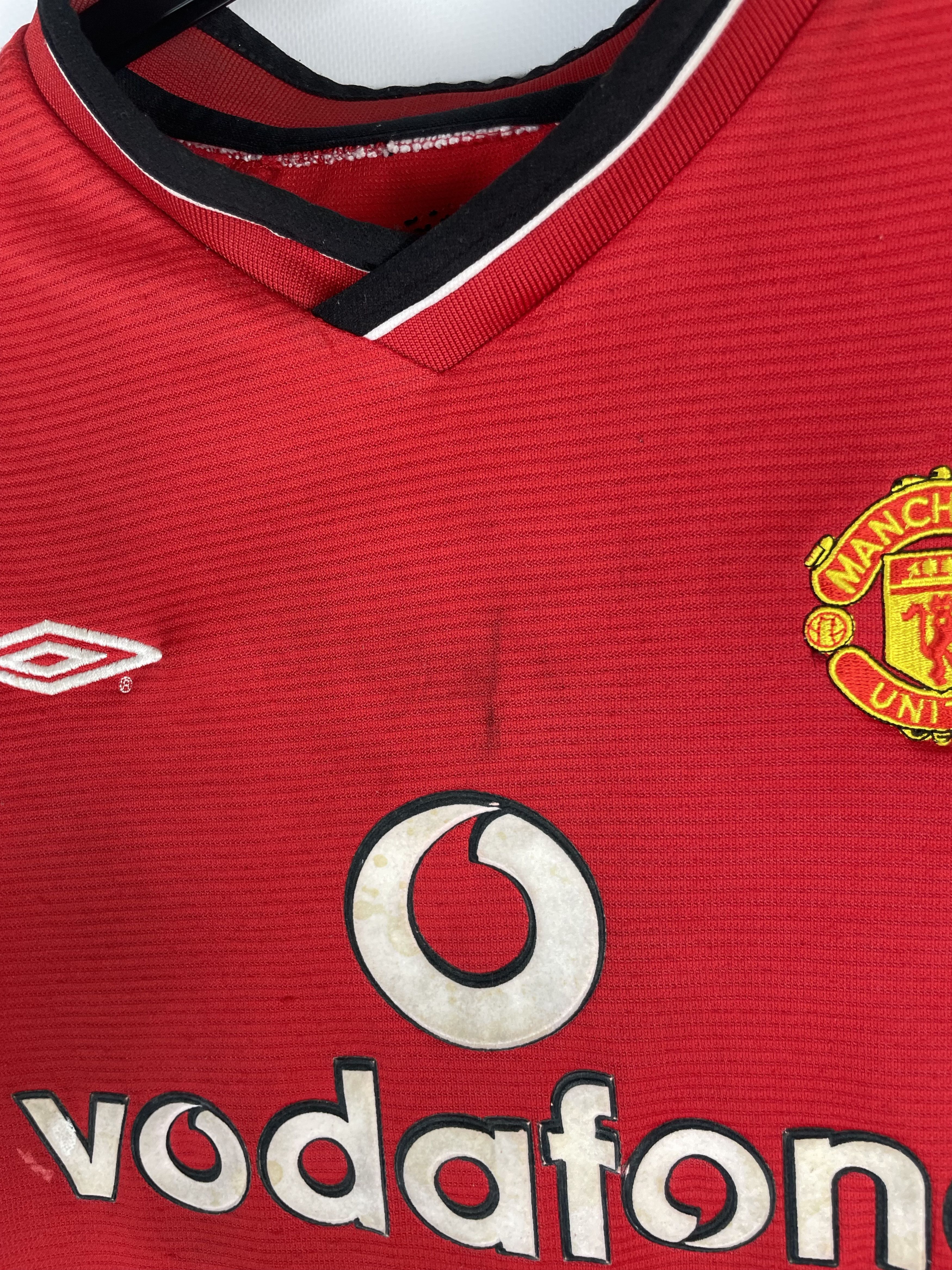 Umbro Umbro Manchester United 2000/2001 Home Kit Soccer Jersey Size US L / EU 52-54 / 3 - 5 Thumbnail