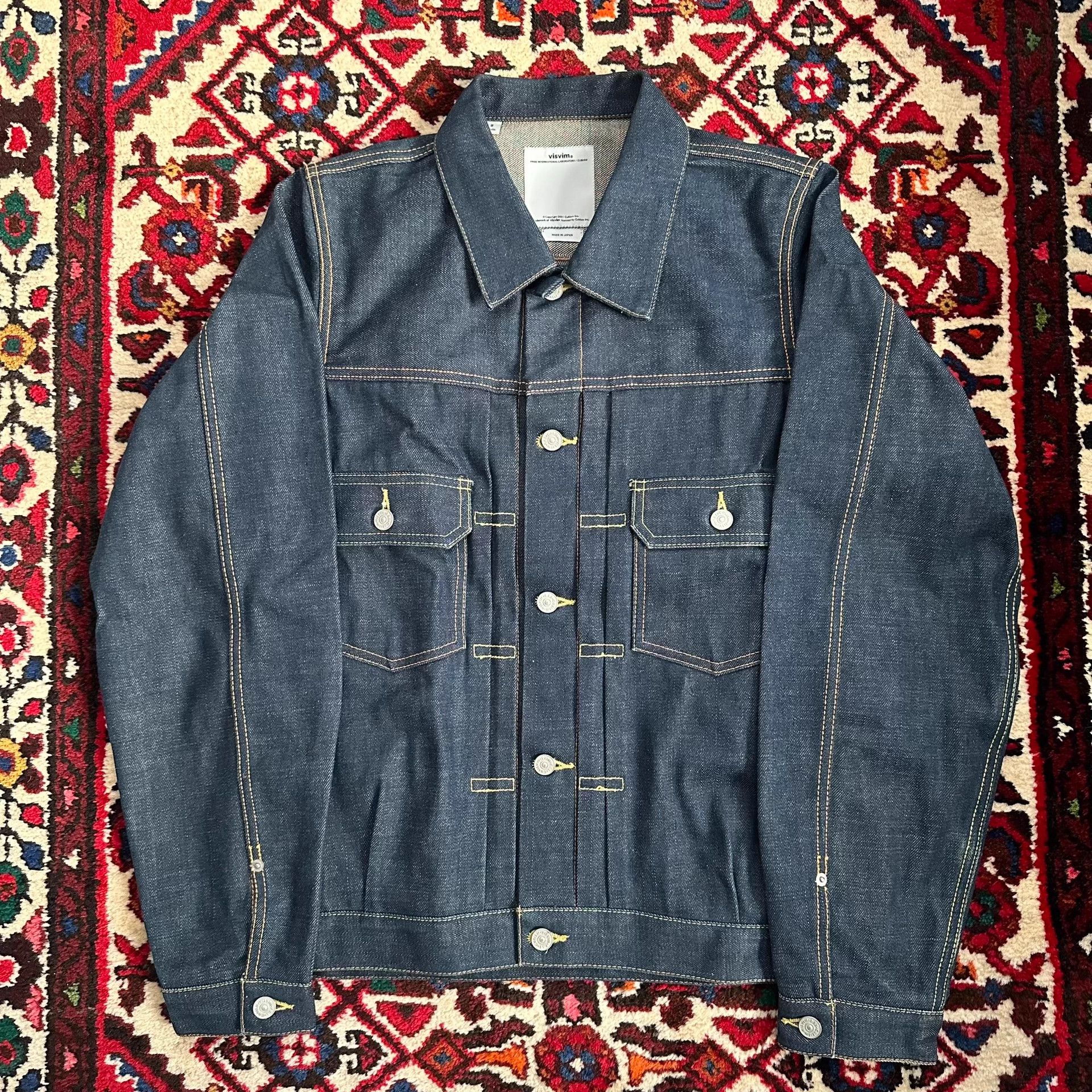 Visvim visvim 17aw 101 JUMBO JKT denim jacket size 2 Size US M / EU 48-50 / 2 - 1 Thumbnail