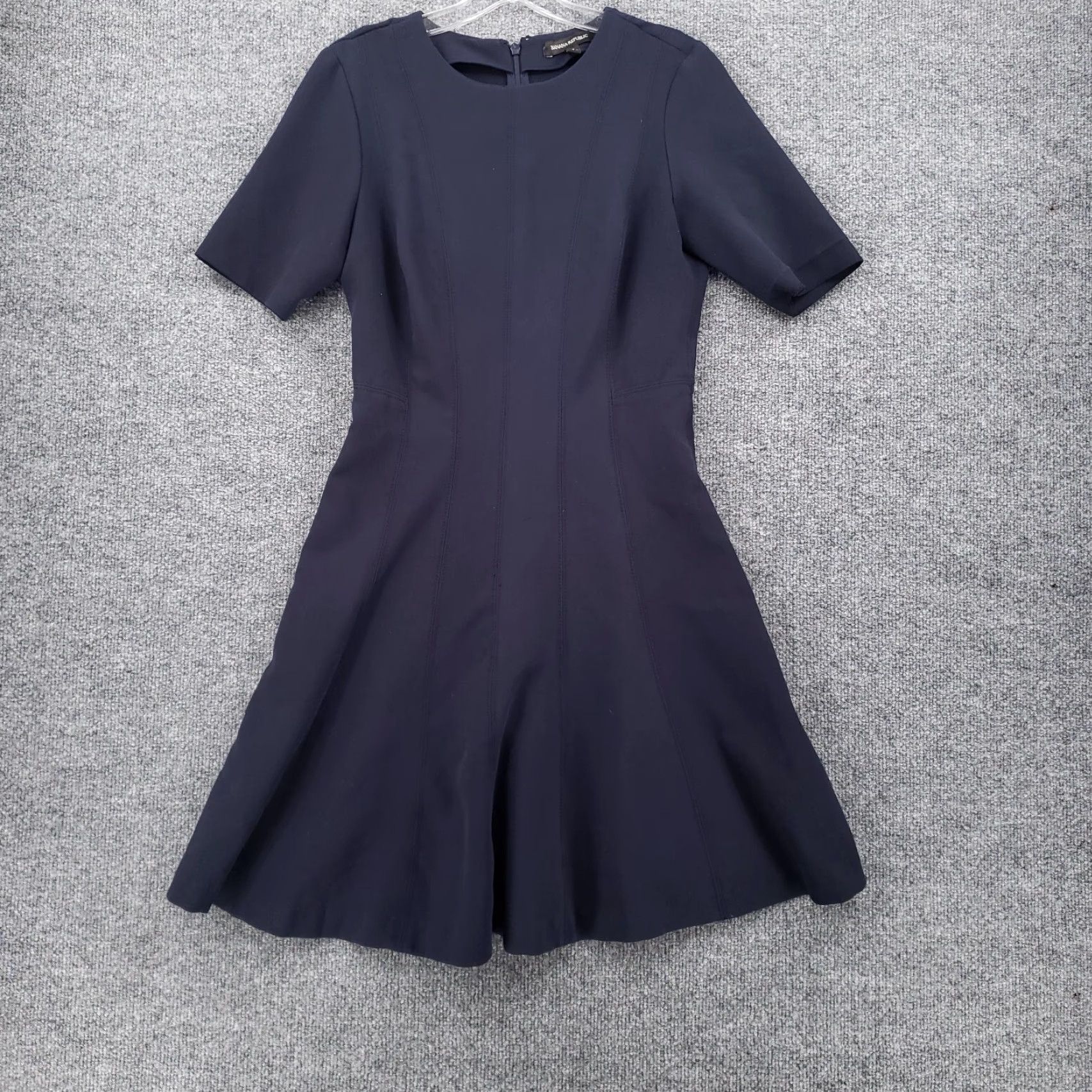 Banana Republic Banana Republic Dress Womens 2 Blue Mini Fit & Flare Short Sleeve A-Line Dress Blue 2 Banana Republic Womens Dress Size 26" / US 2 / IT 38 - 2 Thumbnail