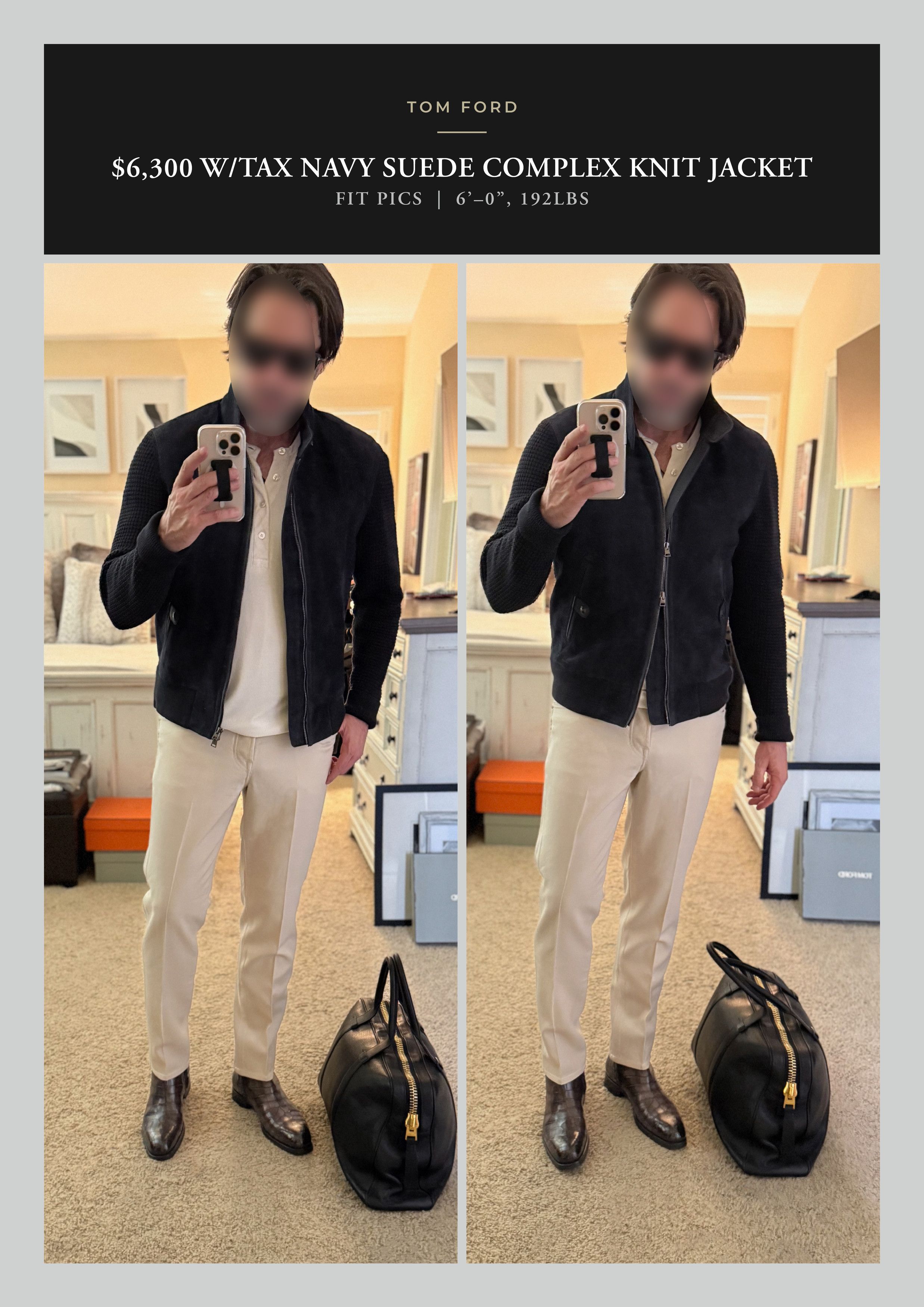 Tom Ford Ultimate TOM FORD $6,300 w/tax Suede Complex Waffle Knit Size US M / EU 48-50 / 2 - 3 Thumbnail