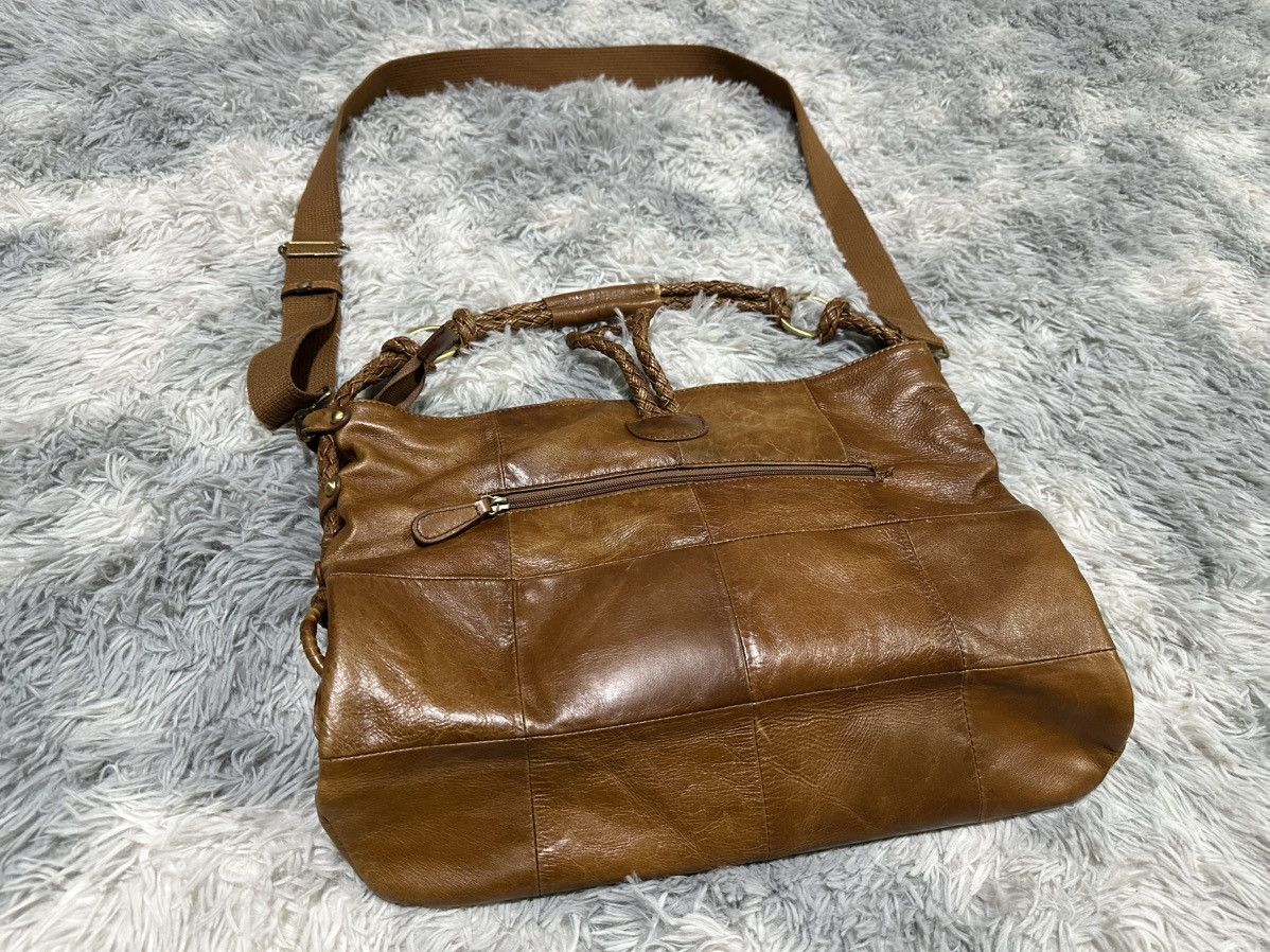 GOA 🔥Y2K Archived G.o.a Patchwork Leather Crossbody Bag 2-ways Size ONE SIZE - 2 Thumbnail