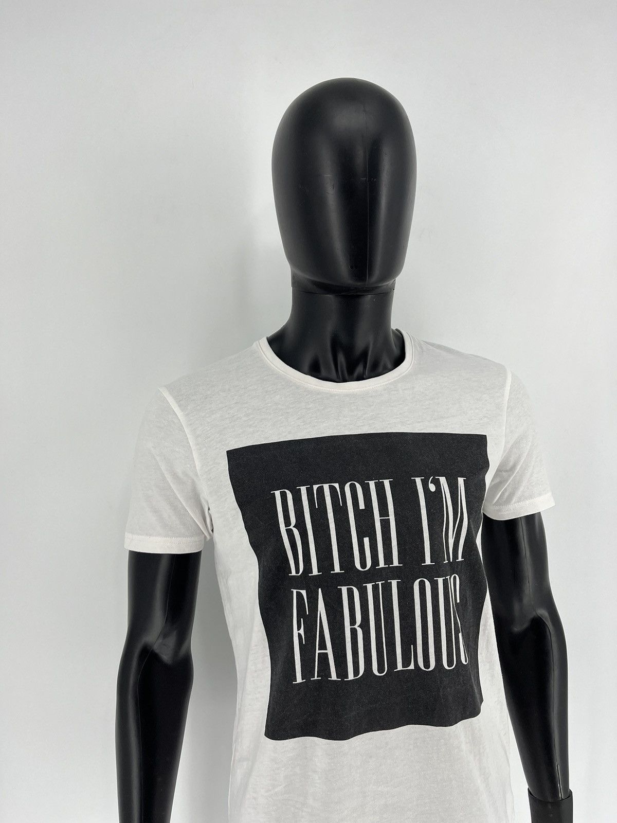 Vintage Vintage Inscription Adult “ Bitch im Fabulous ” Humor Tee Size US M / EU 48-50 / 2 - 3 Thumbnail