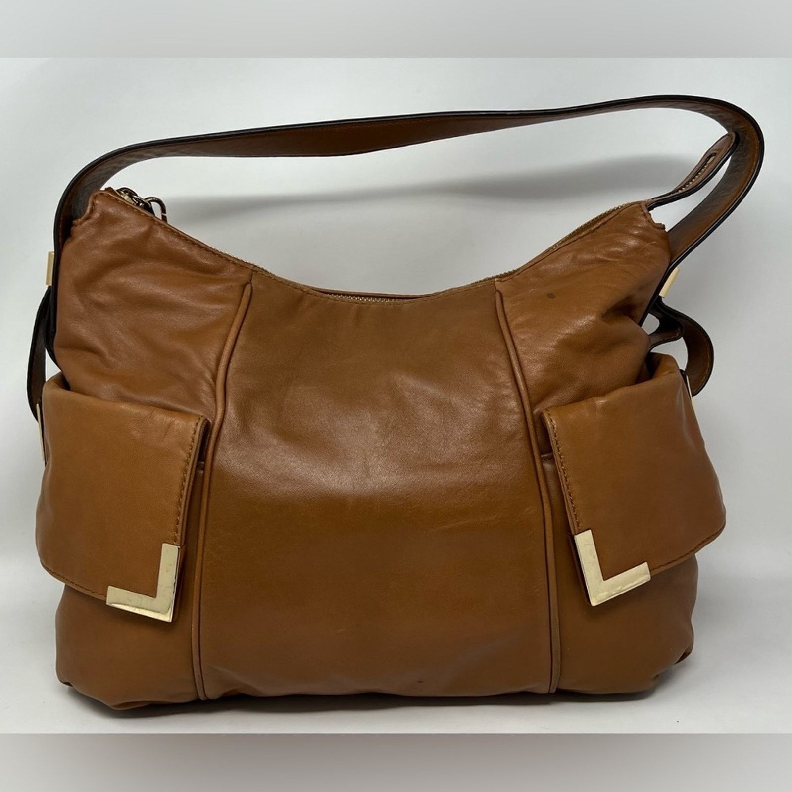 Michael Kors MICHAEL KORS-Leather Brown Beverly Handbag Size ONE SIZE - 6 Thumbnail