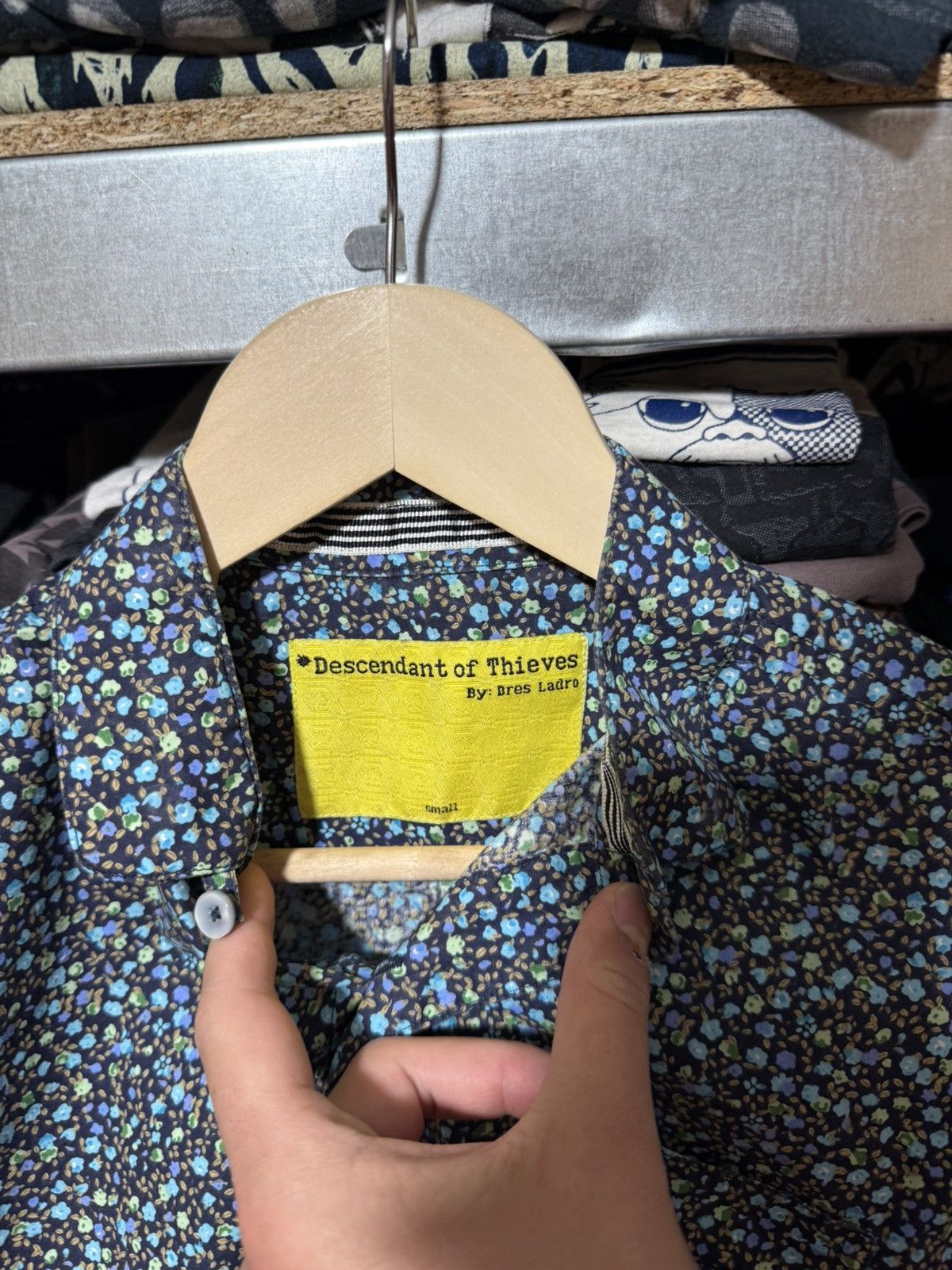 Descendant of Thieves Rare Jungle Foliage All Over Print Long Sleeve Button Shirt Size US S / EU 44-46 / 1 - 4 Thumbnail