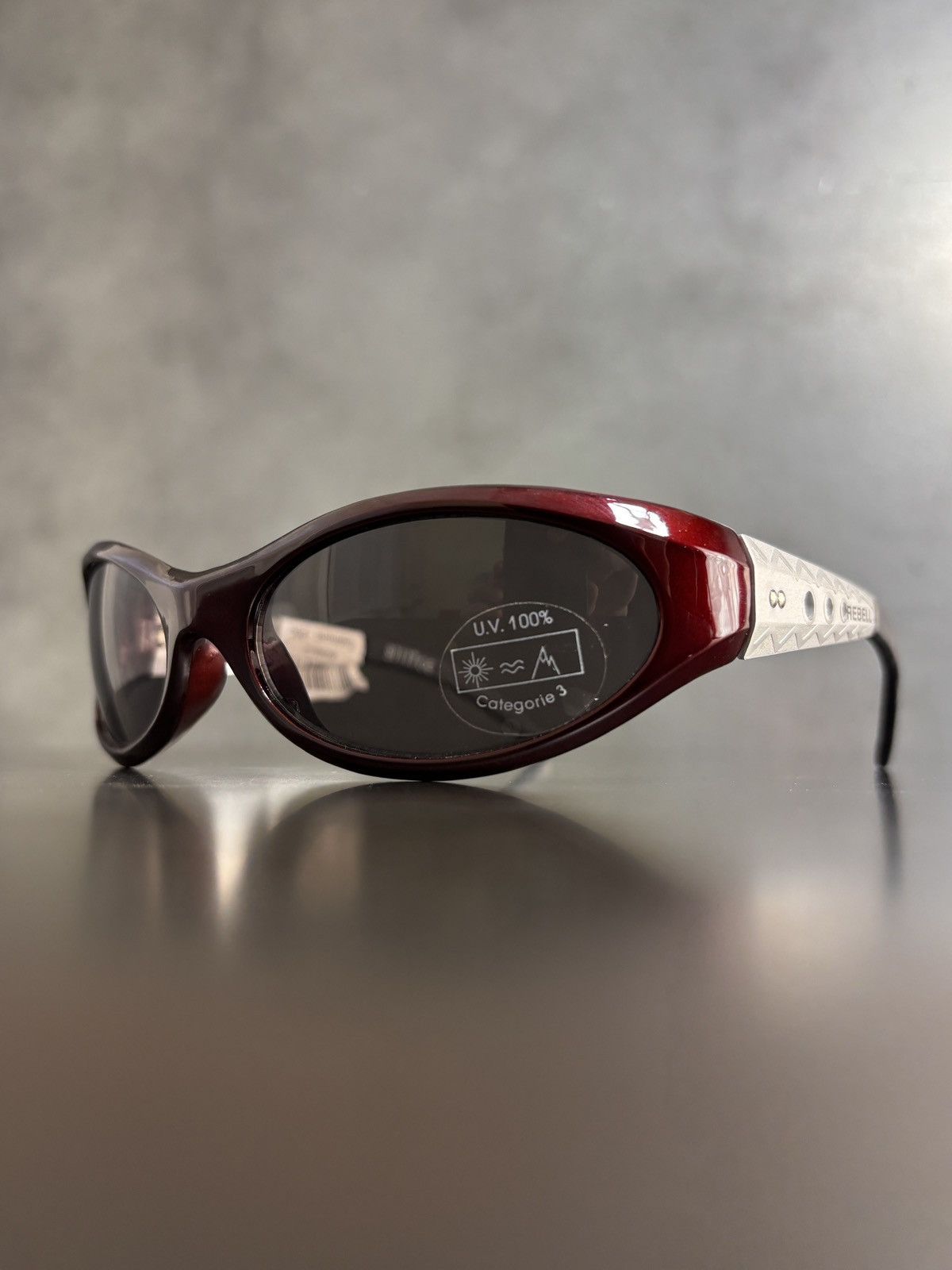 Vintage 2000s Rebell Sporty Sunglasses Diesel Look Vintage Y2K Cutie Size ONE SIZE - 18 Thumbnail