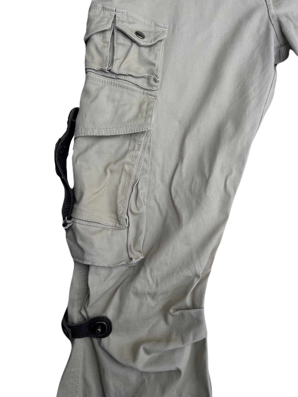 If Six Was Nine 2000s Tornadomart Flared Zip Cargo Pants Japanese archive Size US 31 - 6 Thumbnail