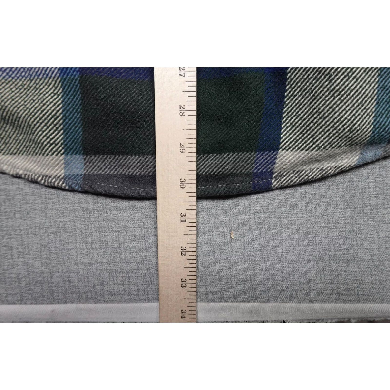 Orvis Orvis Button-Up Long Sleeve Flannel Shirt Mens Large Green Plaid with Pockets Size US L / EU 52-54 / 3 - 7 Thumbnail