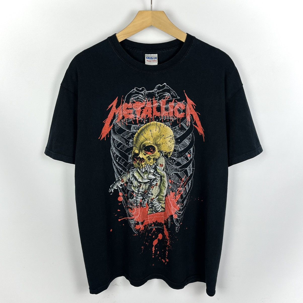 Band Tees Vintage Metallica Pushead Rare Rock Band T Shirt 2000’s Size US M / EU 48-50 / 2 - 1 Thumbnail