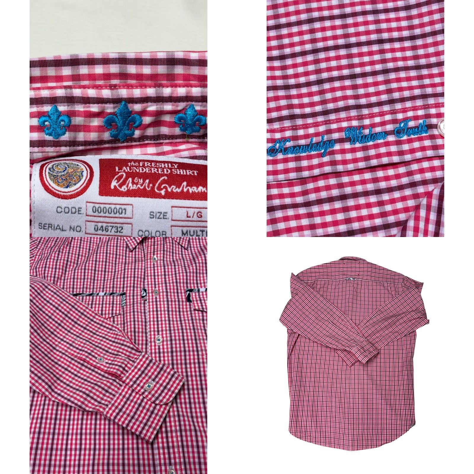 Robert Graham Robert Graham The Freshly Laundered Shirt Mens L/G Plaid Button Down Size US L / EU 52-54 / 3 - 8 Thumbnail