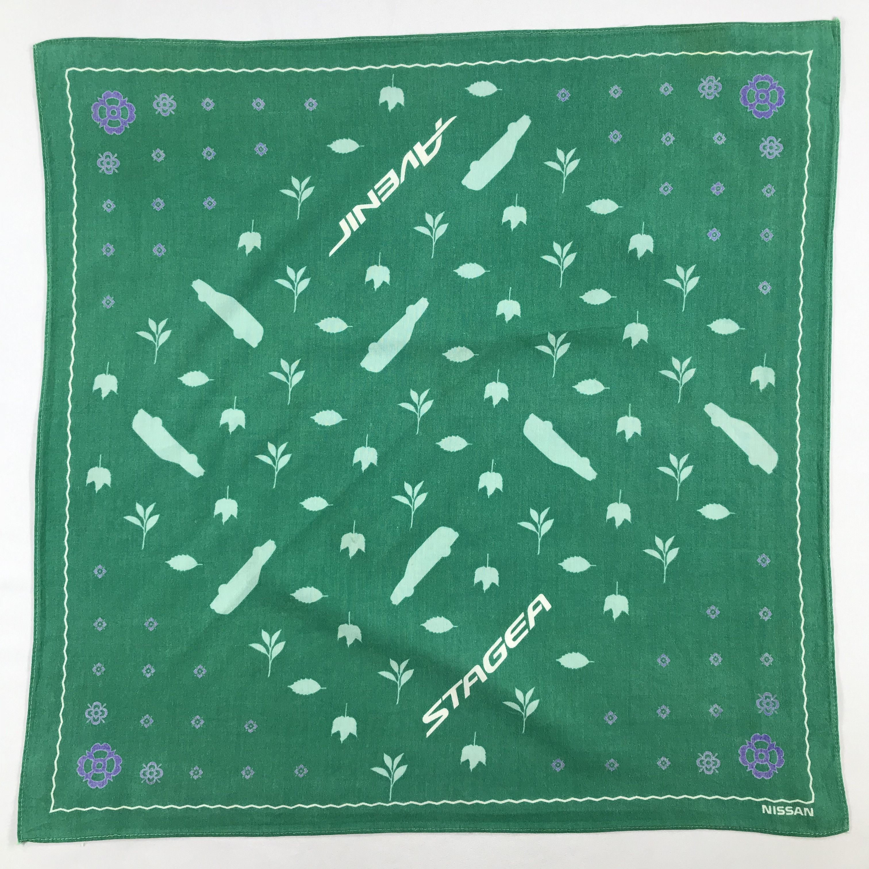 Japanese Brand × Vintage Nissan Bandana / Handkerchief / Neckerchief - S2488 Size ONE SIZE - 1 Thumbnail