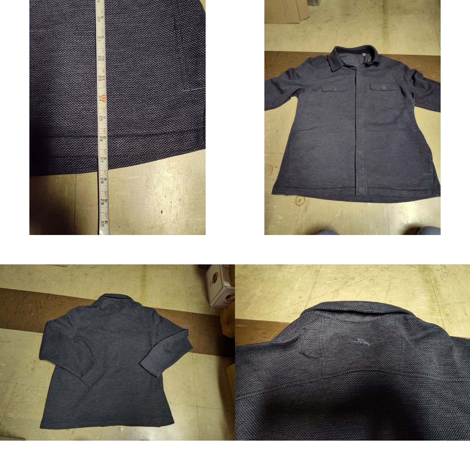 Tommy Bahama Tommy Bahama Men's Tofino Cpo Jacket Black XL EUC! (Regular) (Size XL) (Jacket) Size US XL / EU 56 / 4 - 8 Thumbnail
