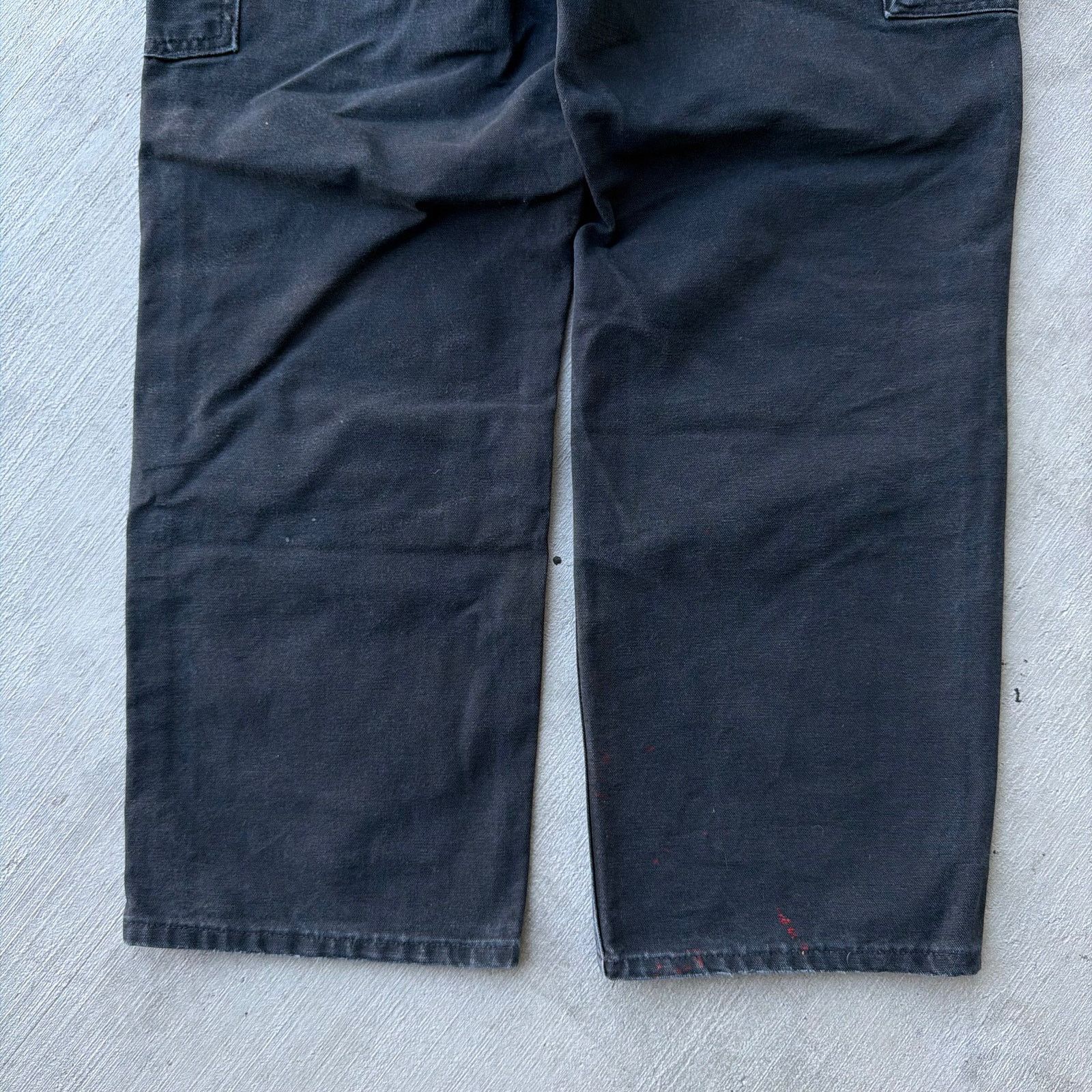 Carhartt × Vintage Vintage Y2K Carhartt black double knee work carpenter pants Size US 32 / EU 48 - 7 Thumbnail