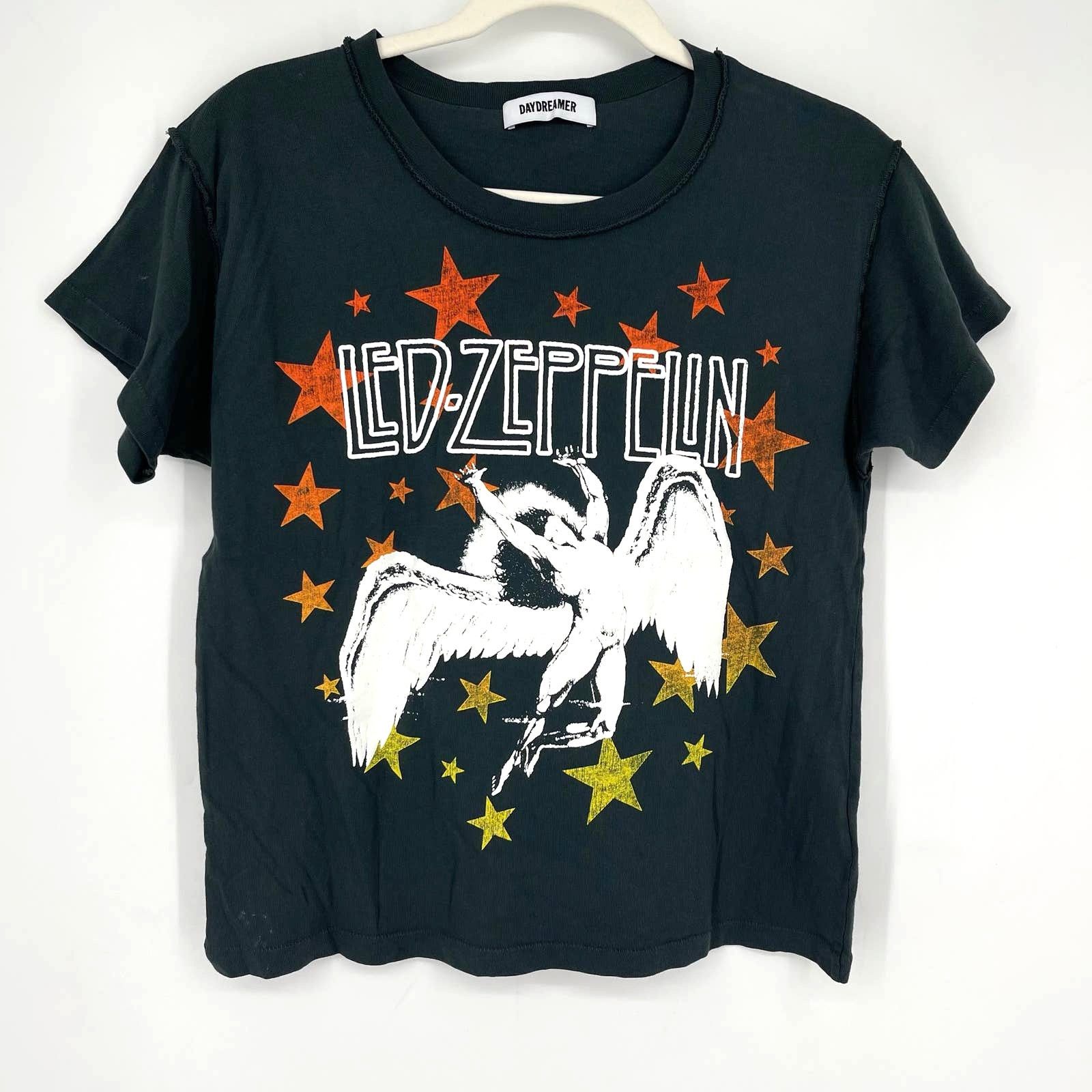 Daydreamer Daydreamer Led Zepplin Icarus Star Tee Vintage Black Small Size S / US 4 / IT 40 - 7 Thumbnail