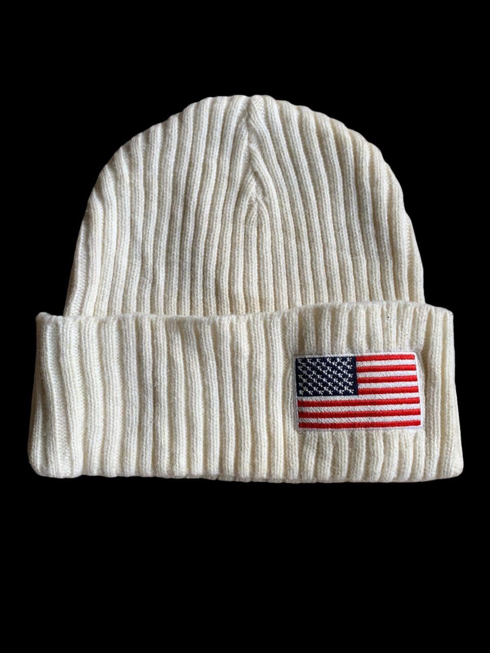Japanese Brand × New Era American Flag Big Logo New Era Beanie Hats Size ONE SIZE - 1 Thumbnail