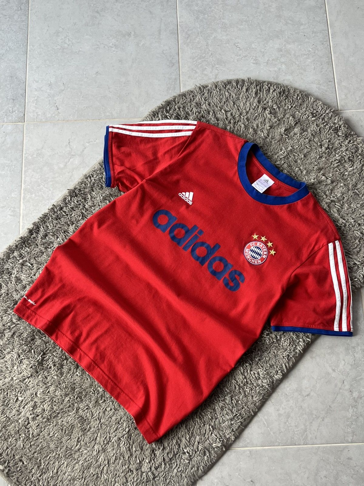 Adidas Vintage Tee Bayern Streetwear Size US L / EU 52-54 / 3 - 2 Thumbnail