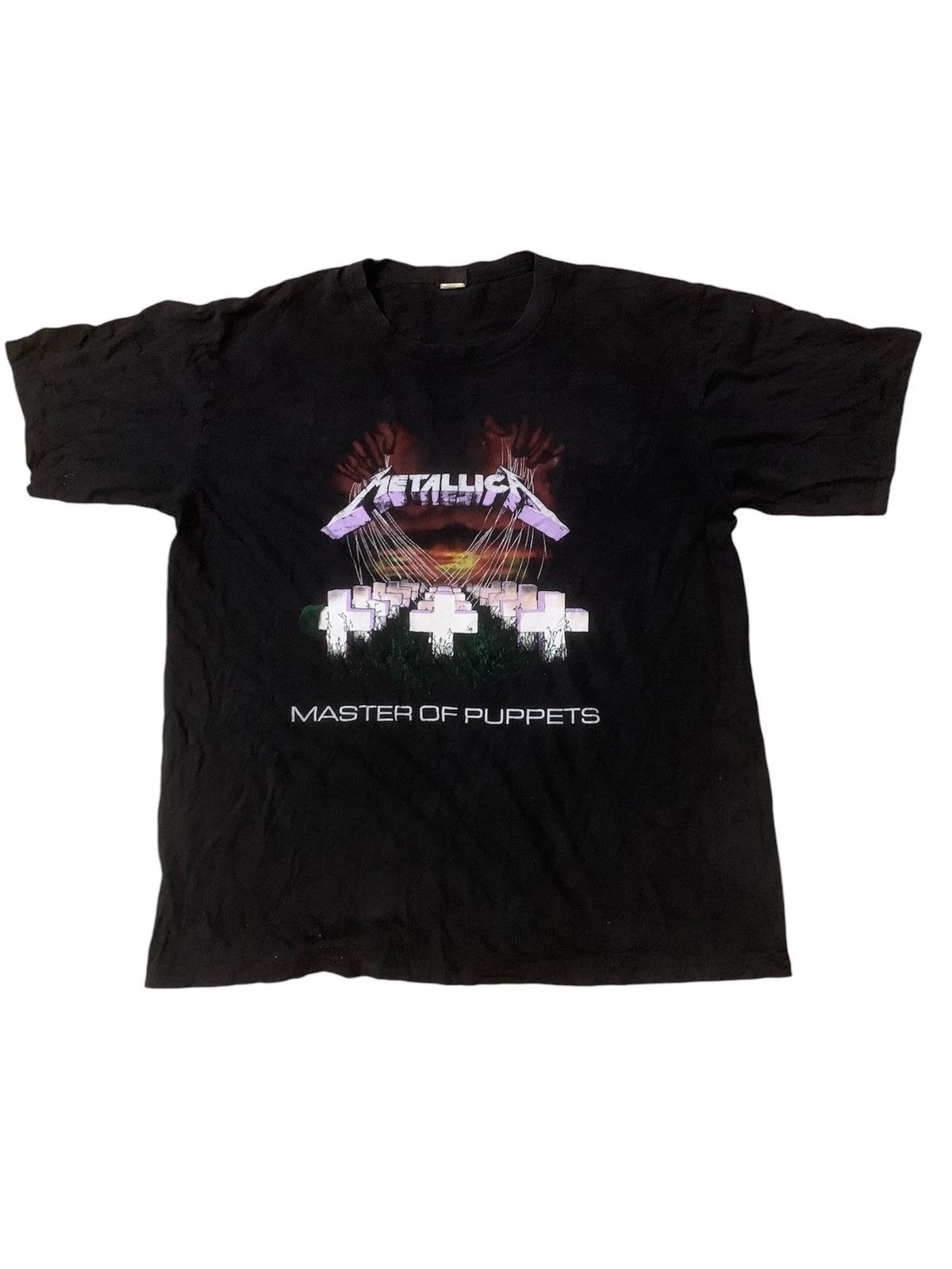 Band Tees Metallica Master Of Puppets Bootleg Promo Tee Size US XL / EU 56 / 4 - 1 Thumbnail