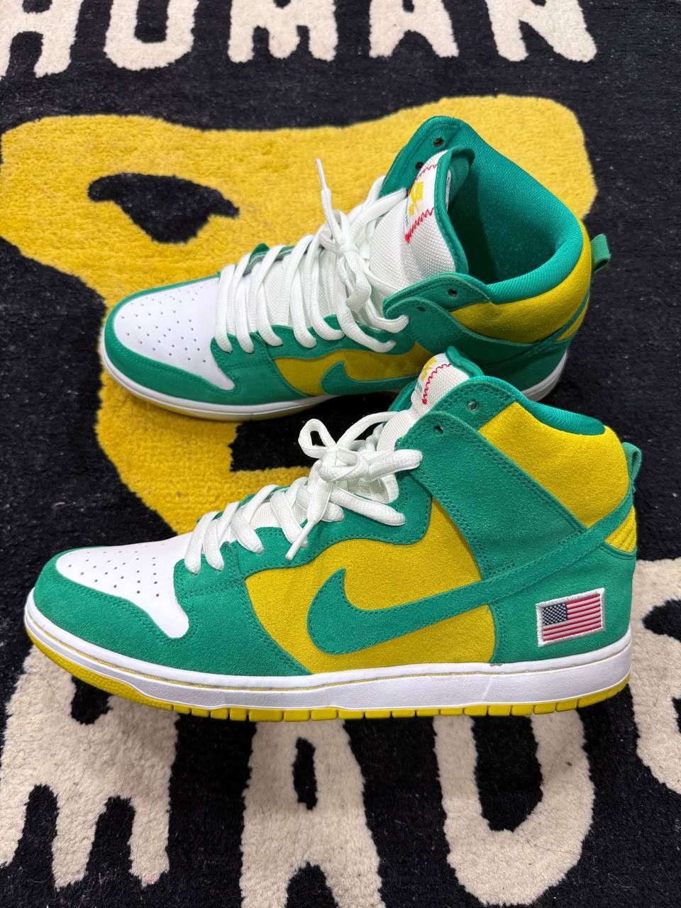 Nike Nike SB Dunk High Oakland Athletics (2015) 305050-337 Size US 13 / EU 46 - 1 Thumbnail