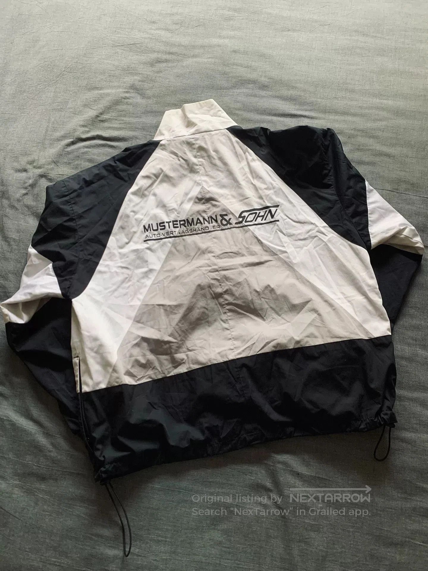 Vetements Vetements Black White Gray Print Coach Jacket. Size US M / EU 48-50 / 2 - 3 Thumbnail
