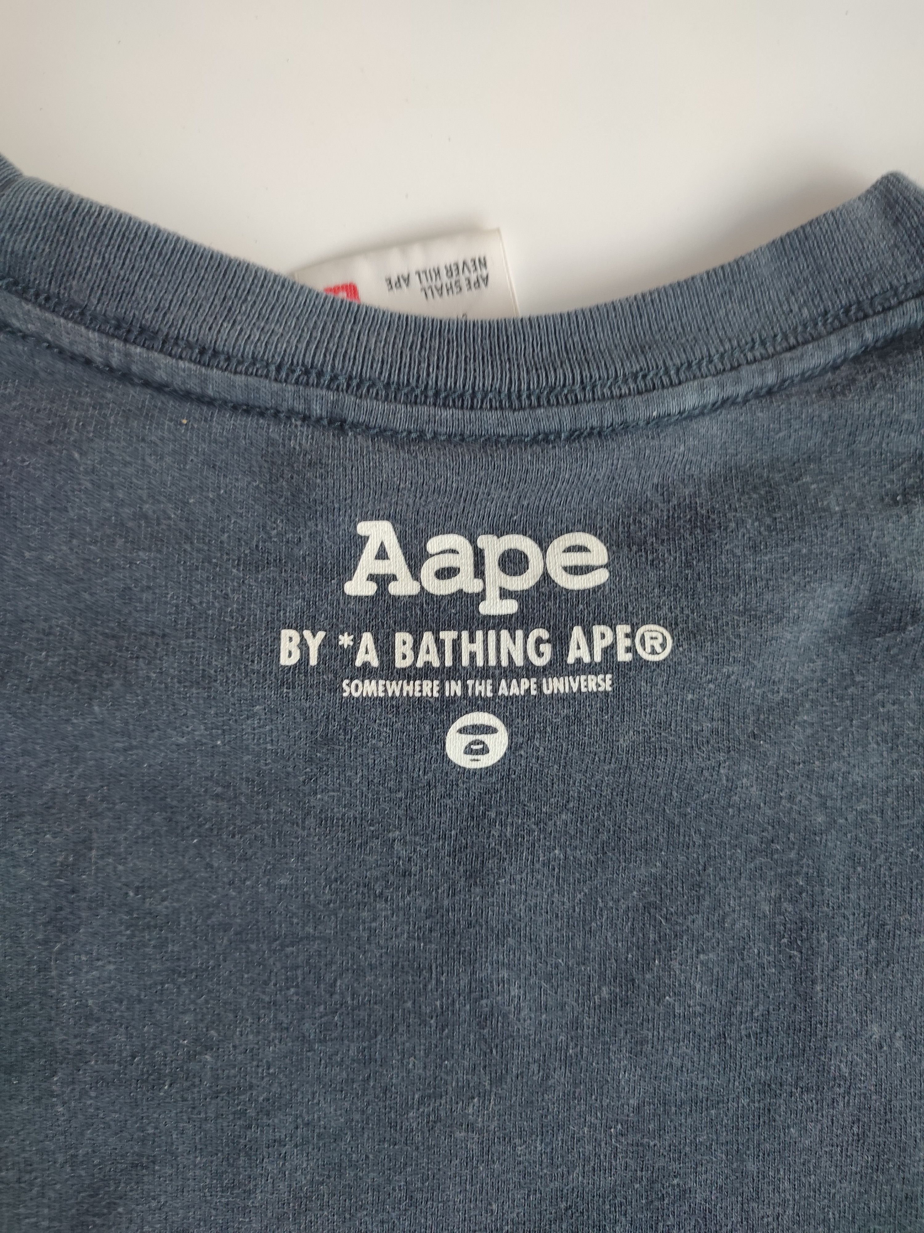 Aape Authentic Aape by A Bathing Ape T-shirt Size US S / EU 44-46 / 1 - 8 Thumbnail