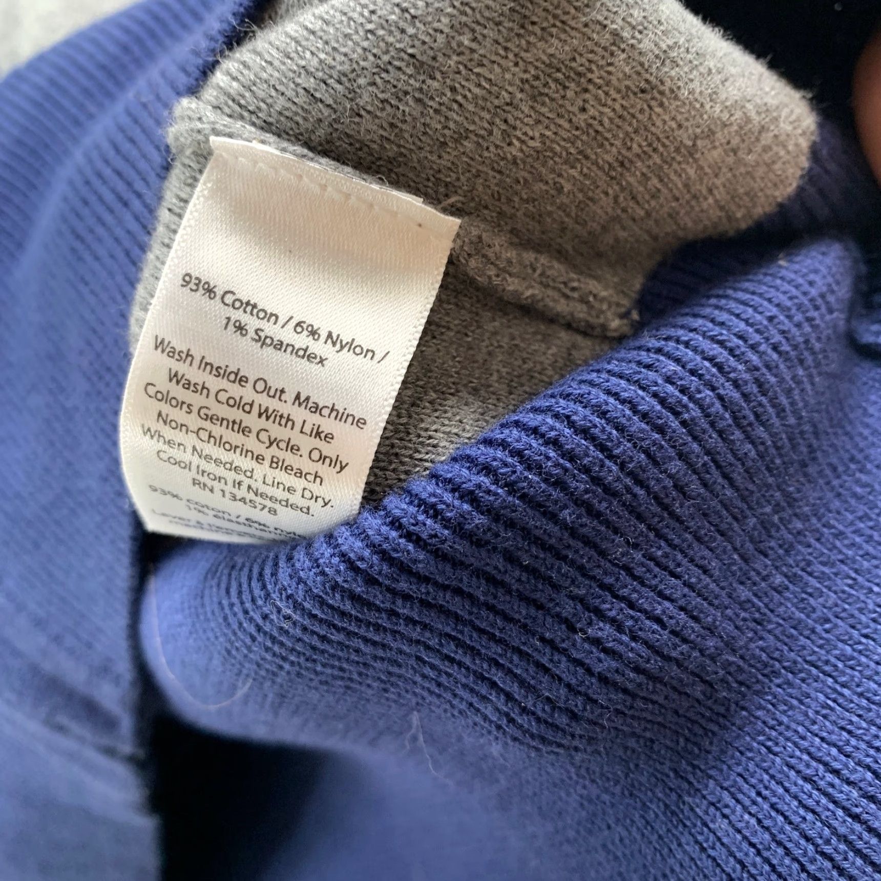 Vineyard Vines Vineyard Vines Zip Cardigan Sweater Womens Large Gray Blue Colorblock Preppy Size L / US 10 / IT 46 - 5 Thumbnail