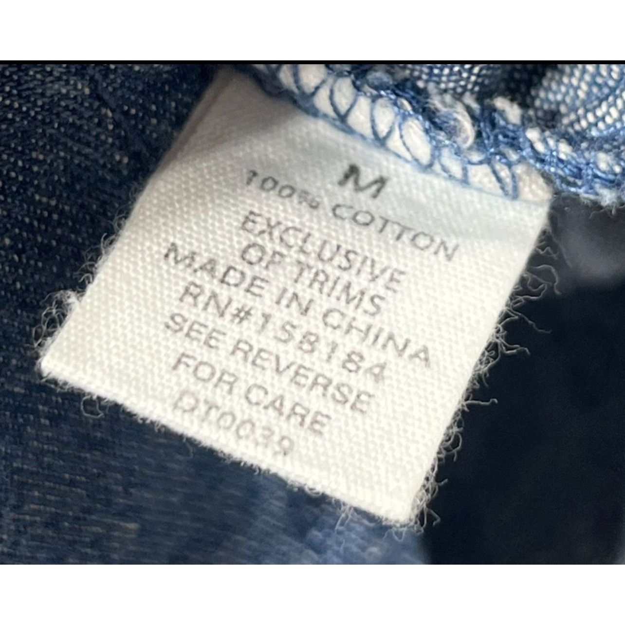 Other Sweet Envy- Women's Chambray Long Sleeve Button Down Shirt W Size M / US 6-8 / IT 42-44 - 9 Thumbnail