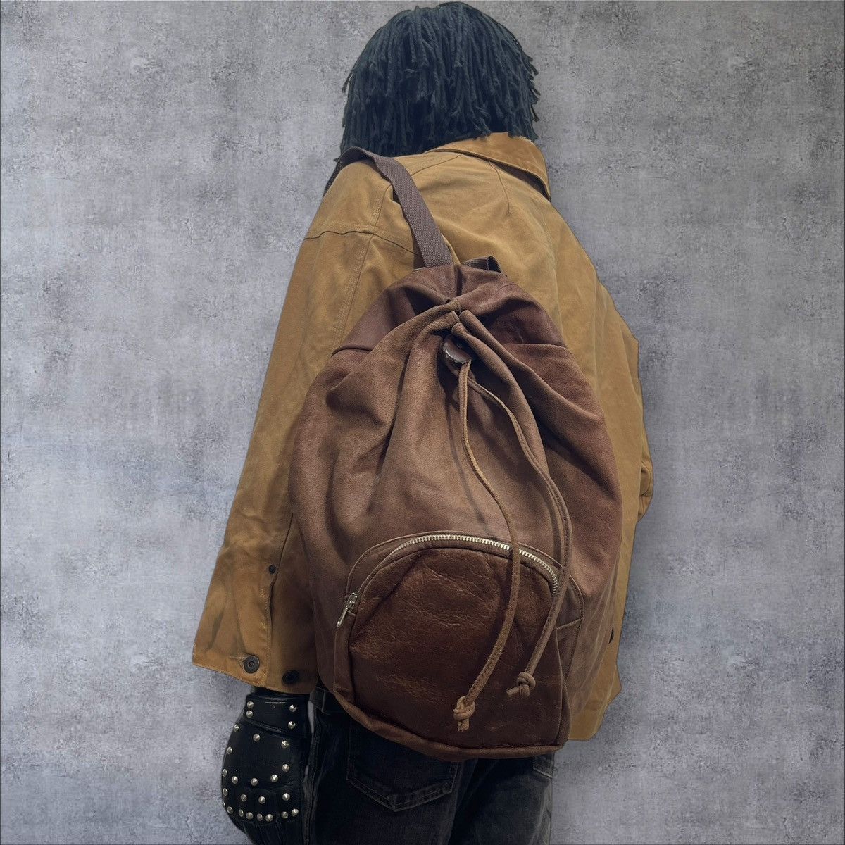 Boneville Archive 1984 Boneville Massimo Osti Leather Backpack Bag 7🟩 Size ONE SIZE - 1 Thumbnail