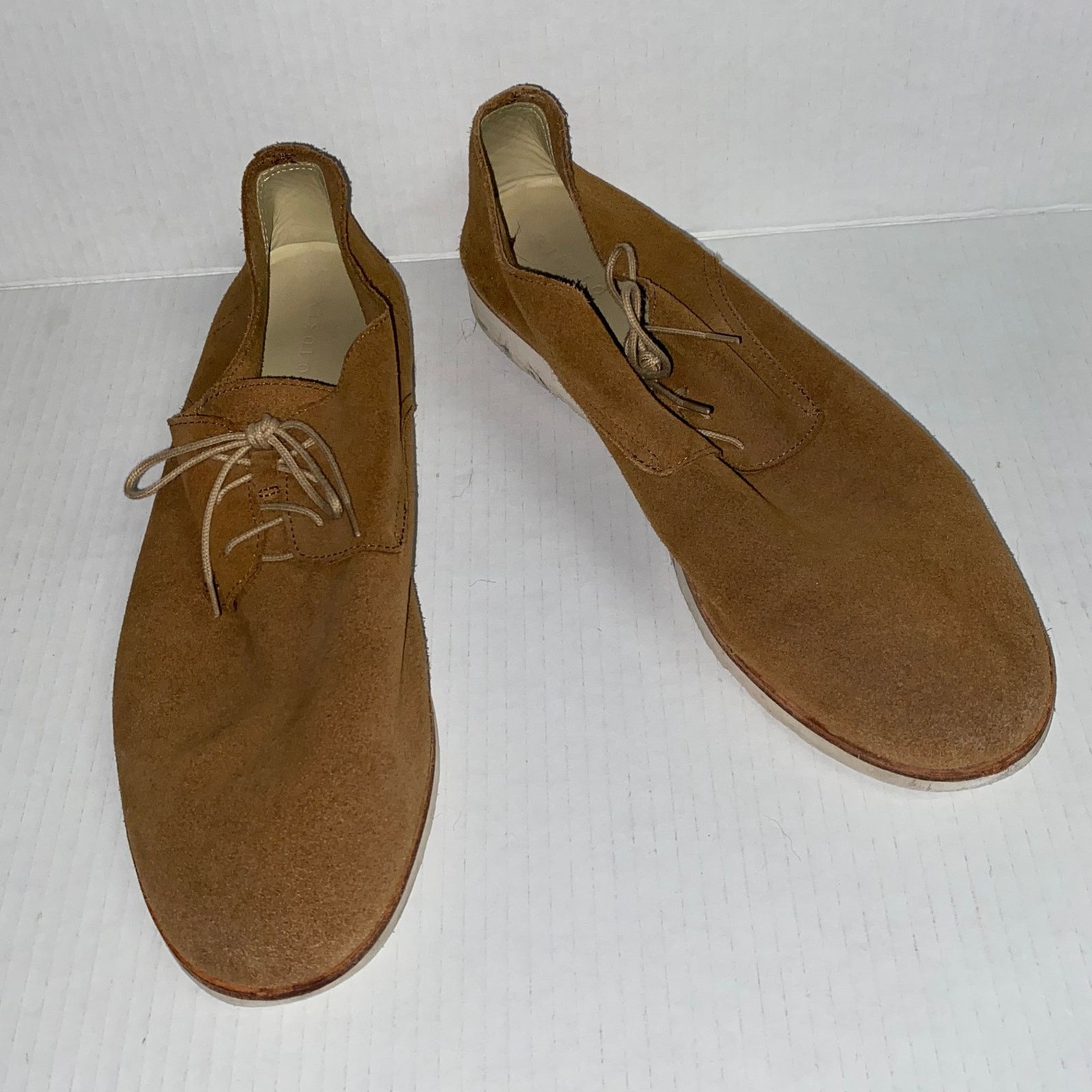 Nisolo Lightweight Flex Derby Tan Suede Shoes size 9 Nisolo Tan Lightweight Flex Derby Oxfords | Mercari main image 3