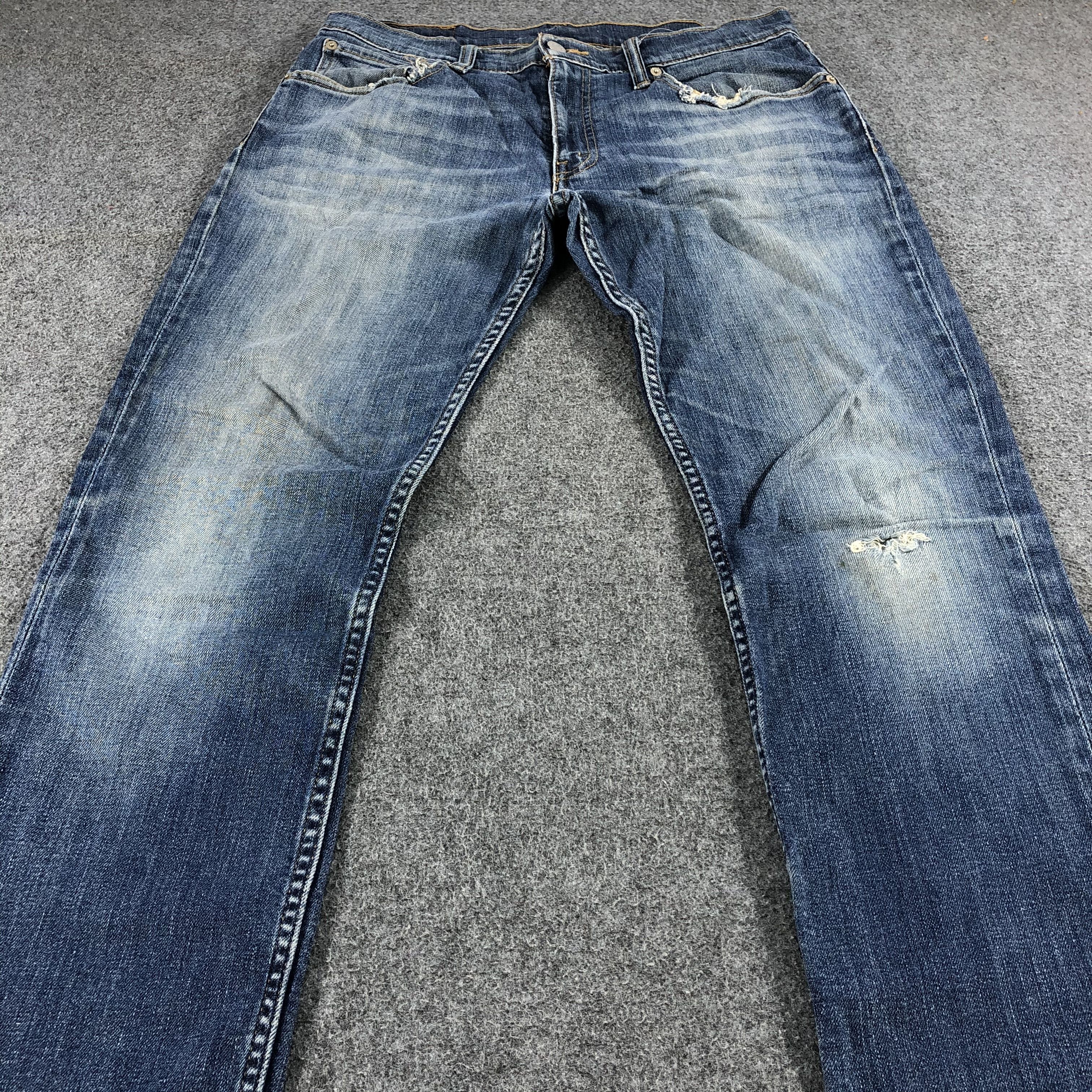 Levi's Vintage Blue Wash Levis 511 Jeans- J1359 Size US 33 - 3 Thumbnail