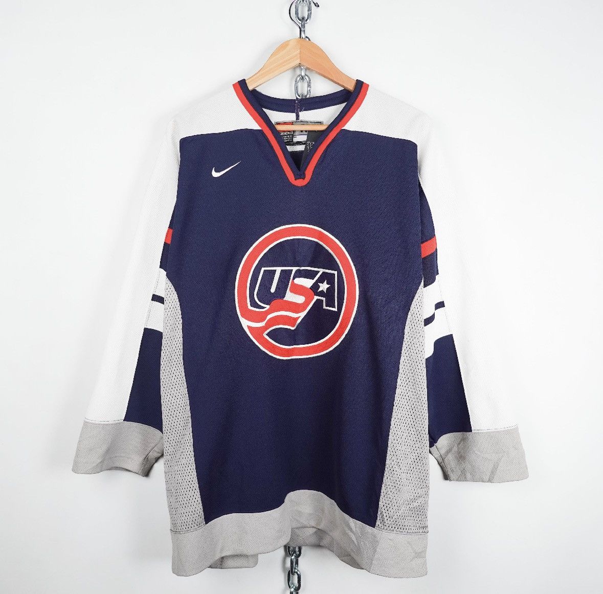 Nike 1998 USA Hockey Nike Jersey - Size M Size US M / EU 48-50 / 2 - 1 Thumbnail