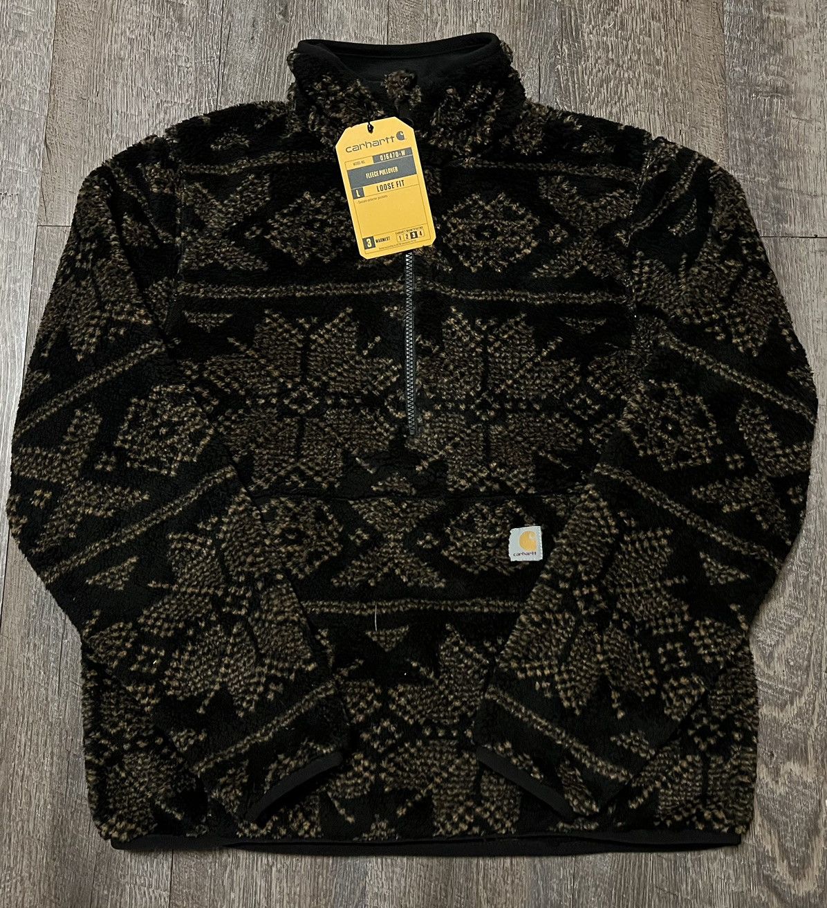 Carhartt Carhartt Aztec Snowflake Fleece Quarter Zip Pullover Sweater Size XS / US 0-2 / IT 36-38 - 1 Thumbnail