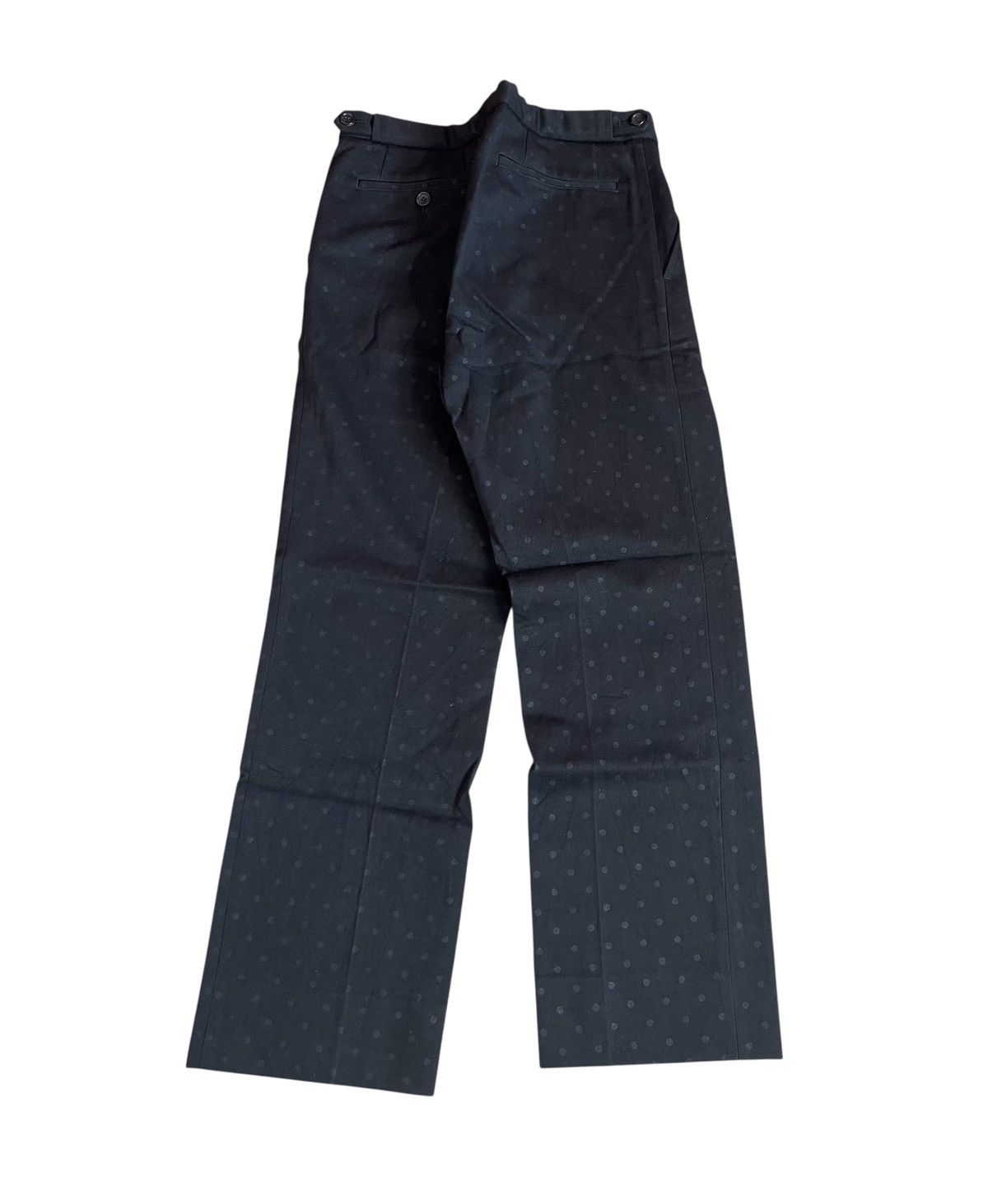 Comme des Garcons Cdg AD2000 black polkadot straight trousers Size US 28 / EU 44 - 6 Thumbnail