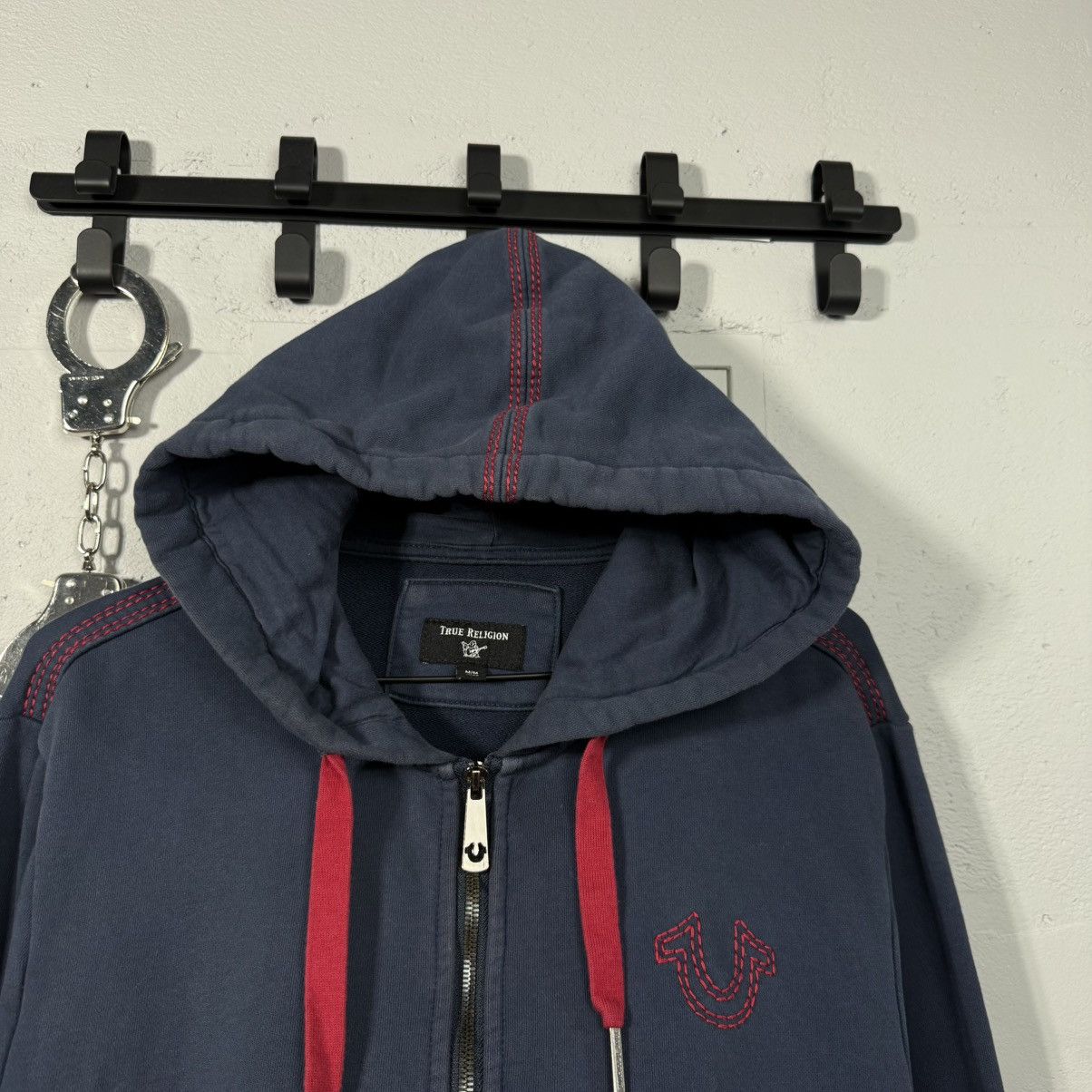 True Religion Vintage True Religion Avant Garde Zip Hoodie Y2K Size US M / EU 48-50 / 2 - 3 Thumbnail