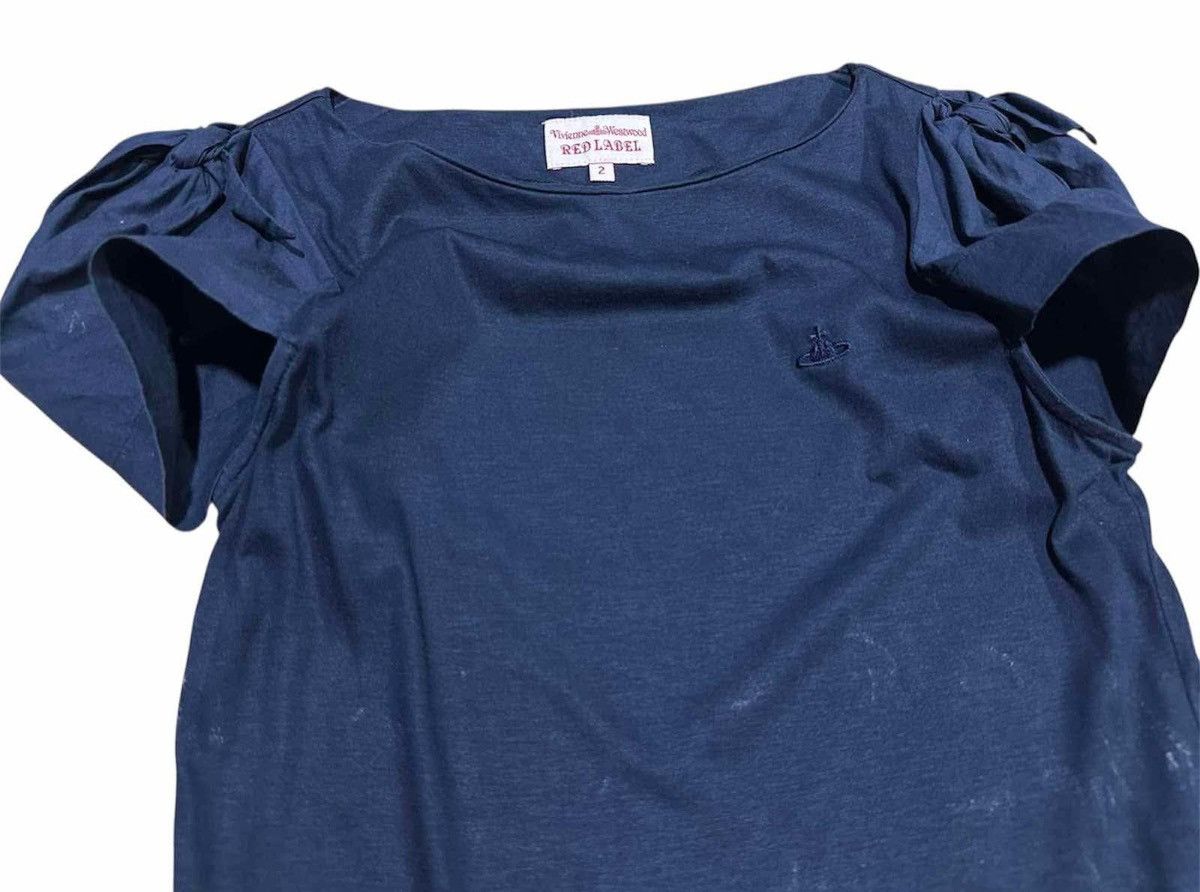 Vivienne Westwood 🔥NiceVintage Vivienne Westwood Red Label Tee Ribbon Shoulder Size S / US 4 / IT 40 - 3 Thumbnail