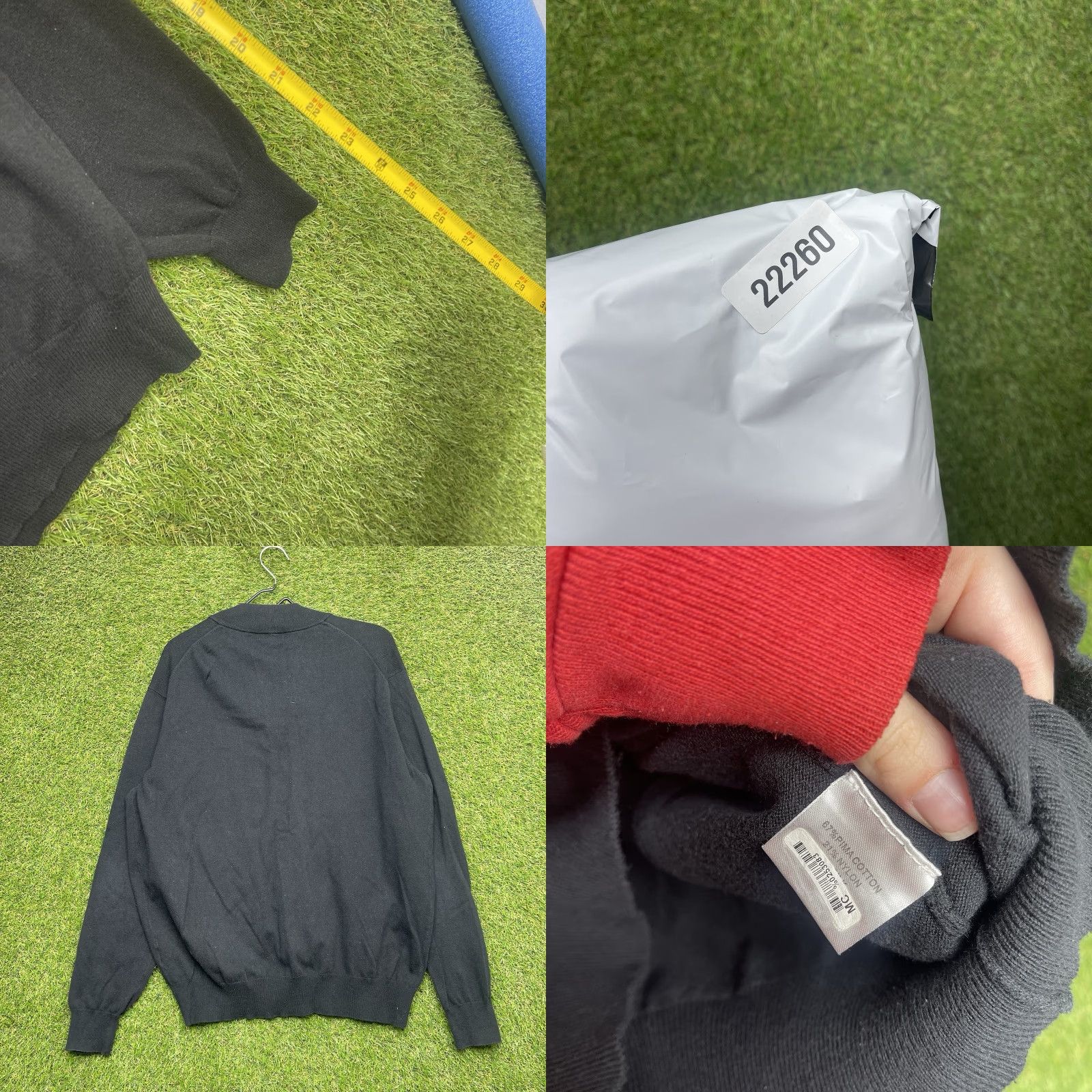 Peter Millar VINTAGE Peter Millar Sweatshirt Mens Large Black 1/4 Zip Pullover Long Sleeve Size US L / EU 52-54 / 3 - 8 Thumbnail