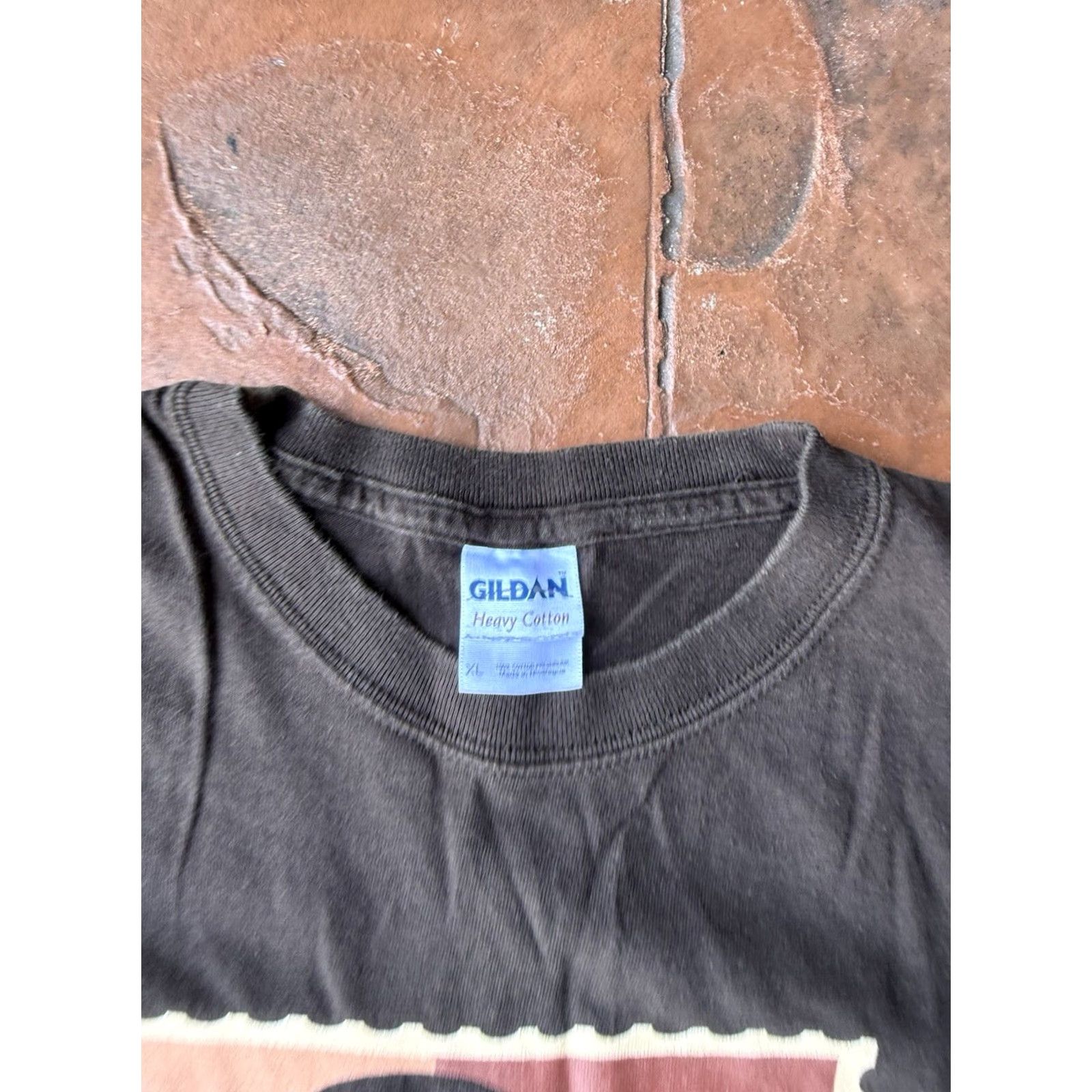Gildan VINTAGE Barack Obama Change T-Shirt XL Brown Gildan Cotton Short Sleeve Crew Neck Mens USA 2000s Size US XL / EU 56 / 4 - 2 Thumbnail