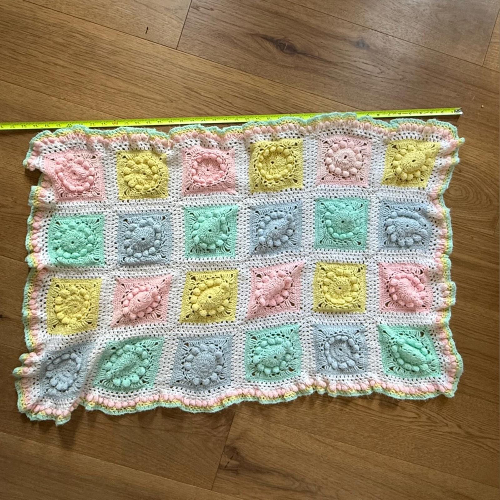 Other Colorful Crochet Baby Blanket Size ONE SIZE - 2 Thumbnail
