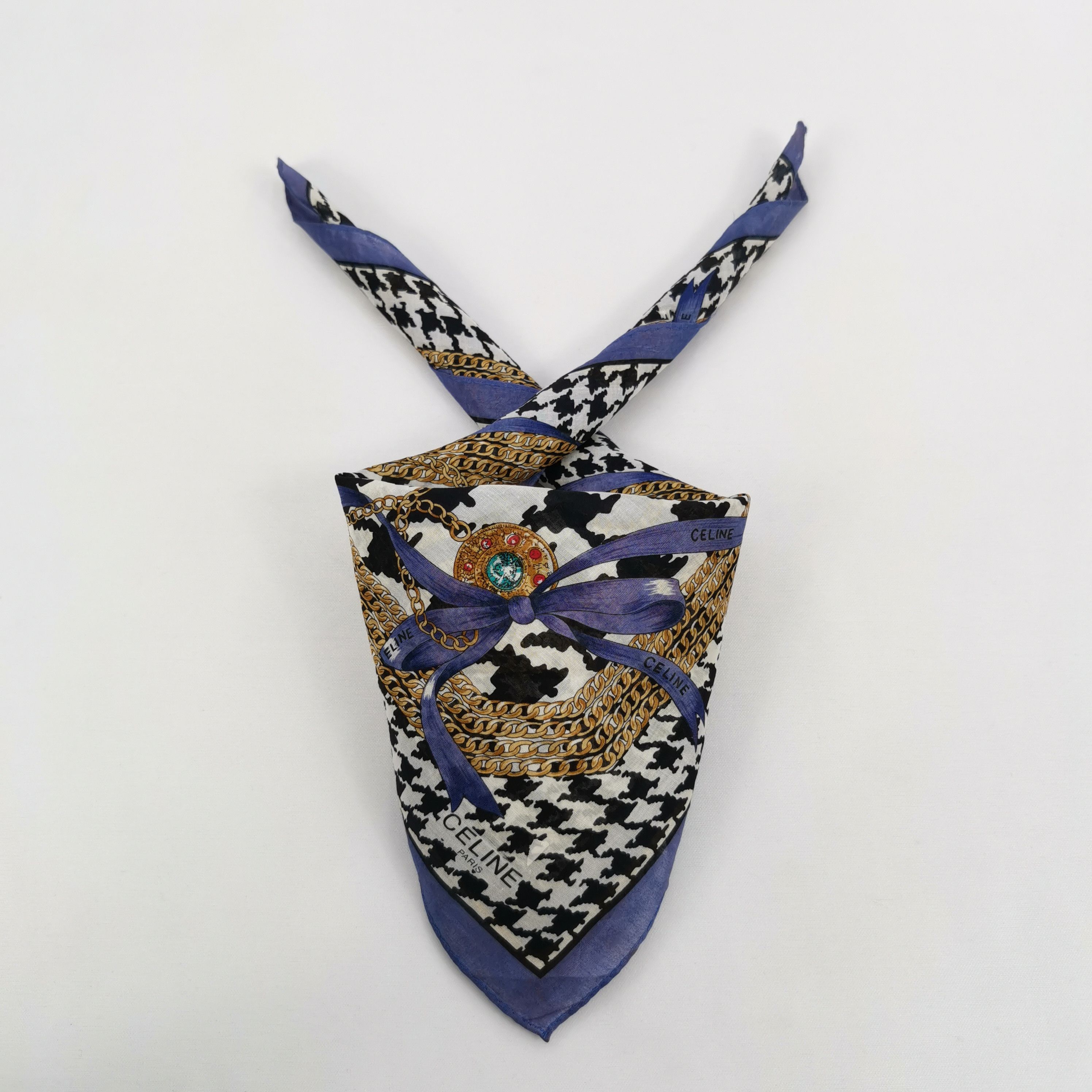 Celine Vintage Celine Handkerchief Neckerchief Bandana Size ONE SIZE - 3 Thumbnail